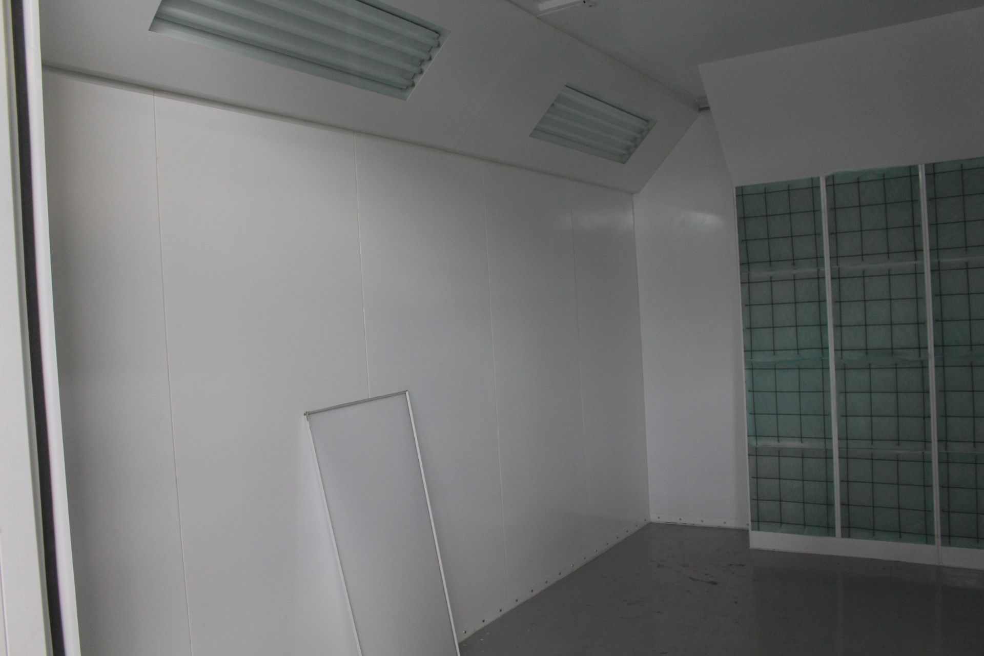 SPRAY ZONE PAINT SPRAY BOOTH, BRAND NEW, 169" LONG X 143" WIDE INSIDE DIMENSION - Image 15 of 15