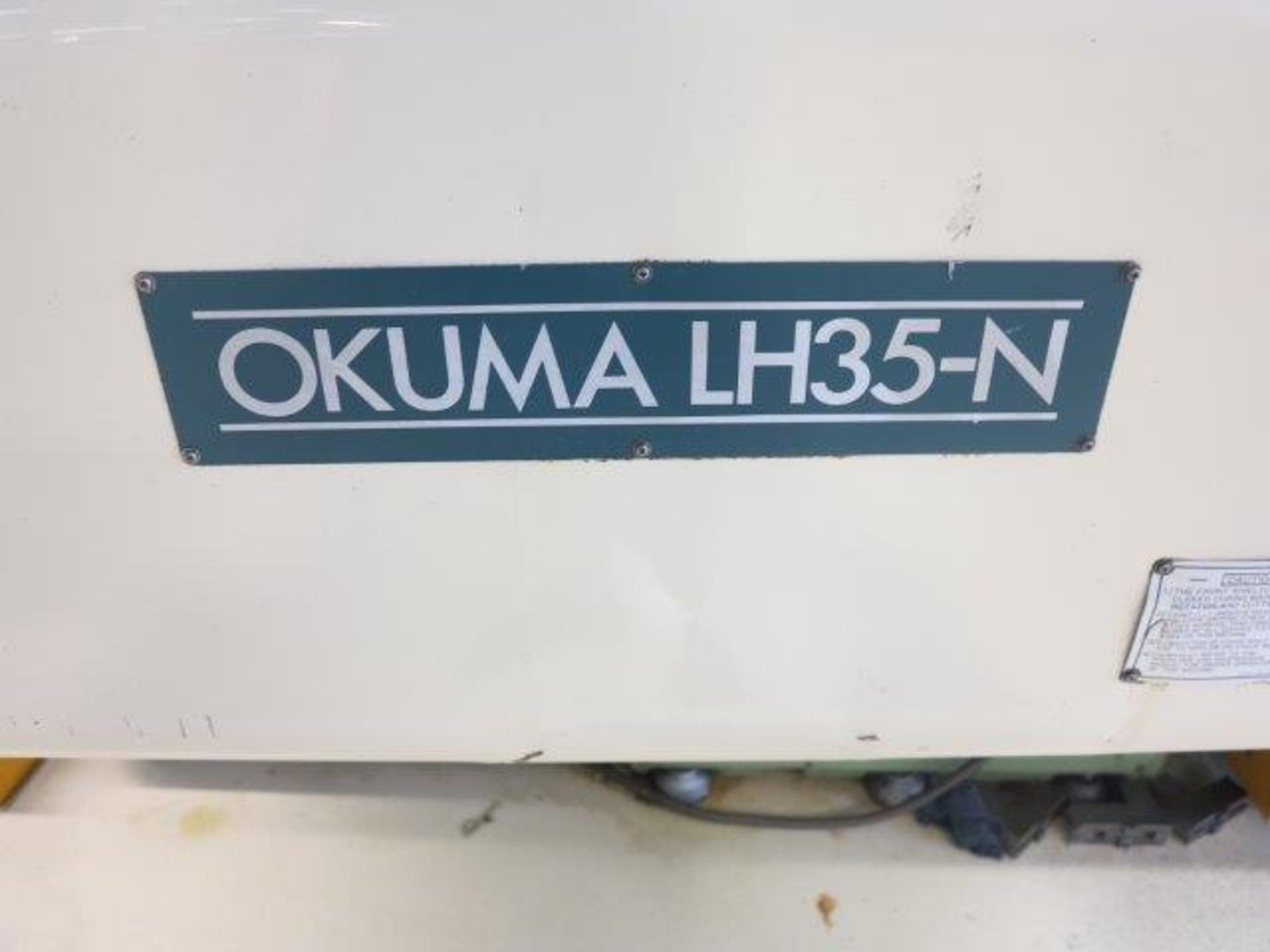 OKUMA LH35-N, OSP 5000L-G CNC CONTROL, 15" KITAGAWA B-15 HYDRAULIC CHUCK (3-JAW), TAILSTOCK & - Image 5 of 12