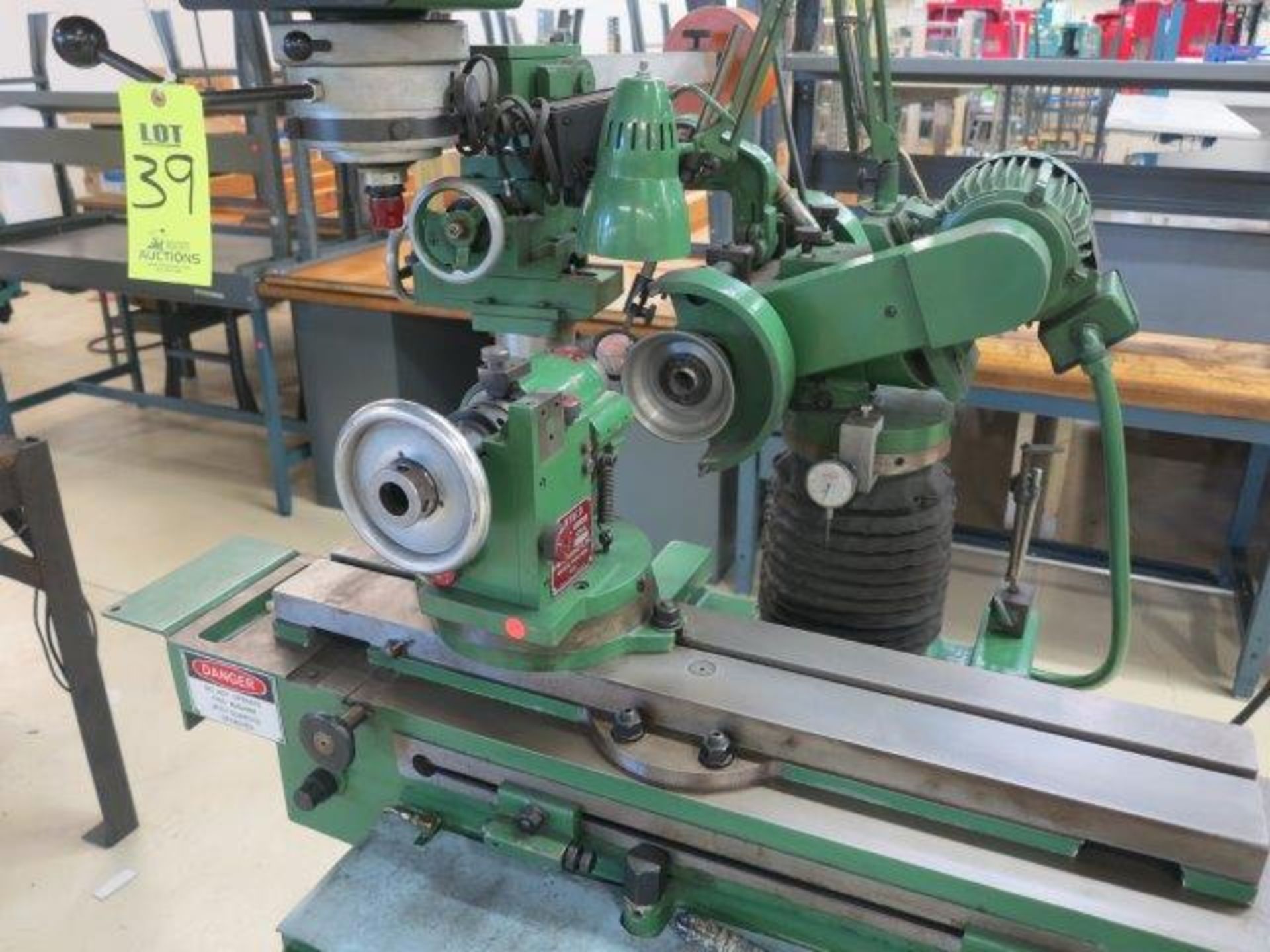 HYBCO RELIEF GRINDER, MODEL 2100-5B, S/N RF1483 - Image 3 of 3