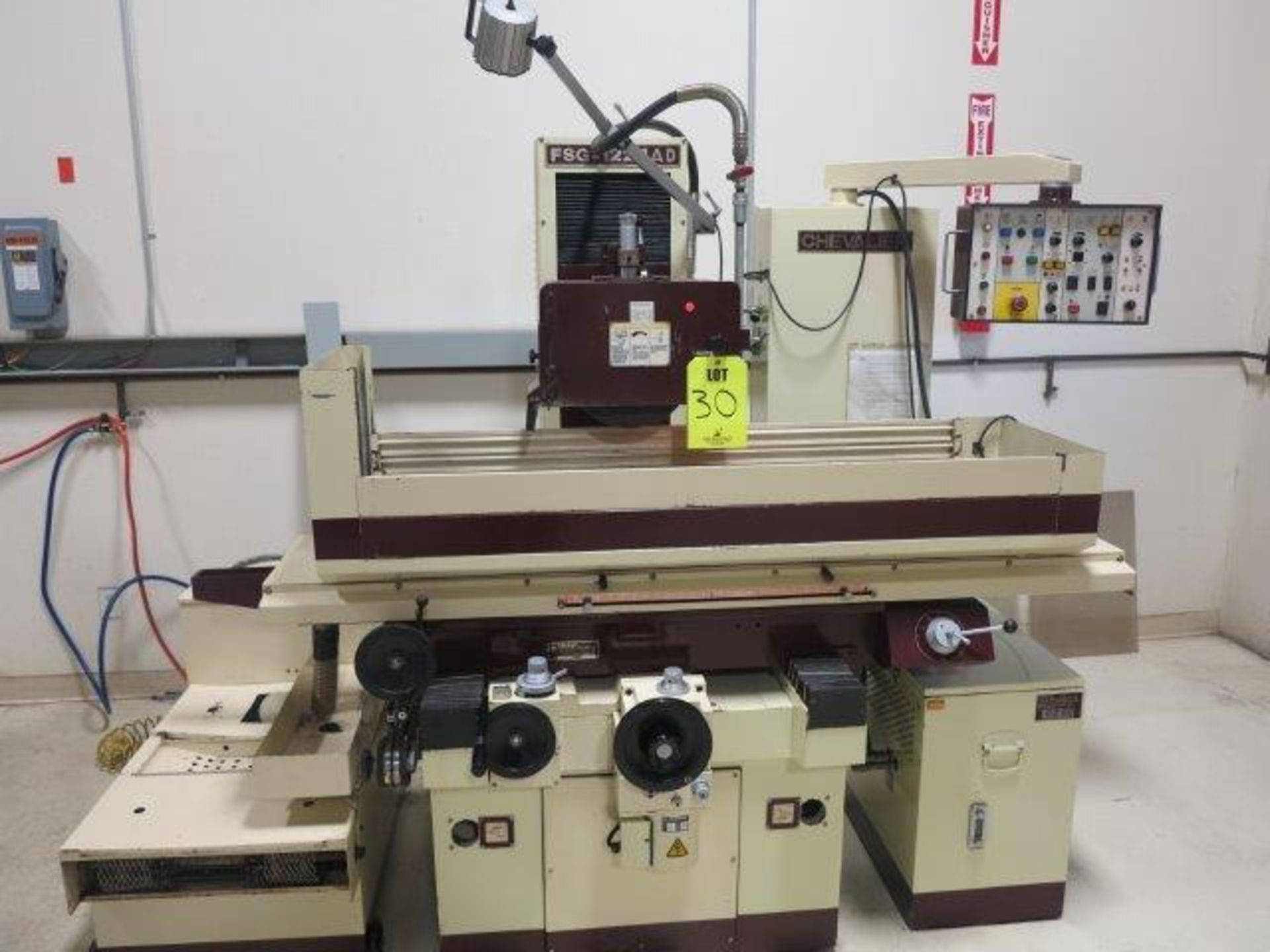 CHEVALIER FSG-1224AD SURFACE GRINDER, 12” X 24” MAG CHUCK, AUTOMATIC DOWN FEED, S/N F1841B3003