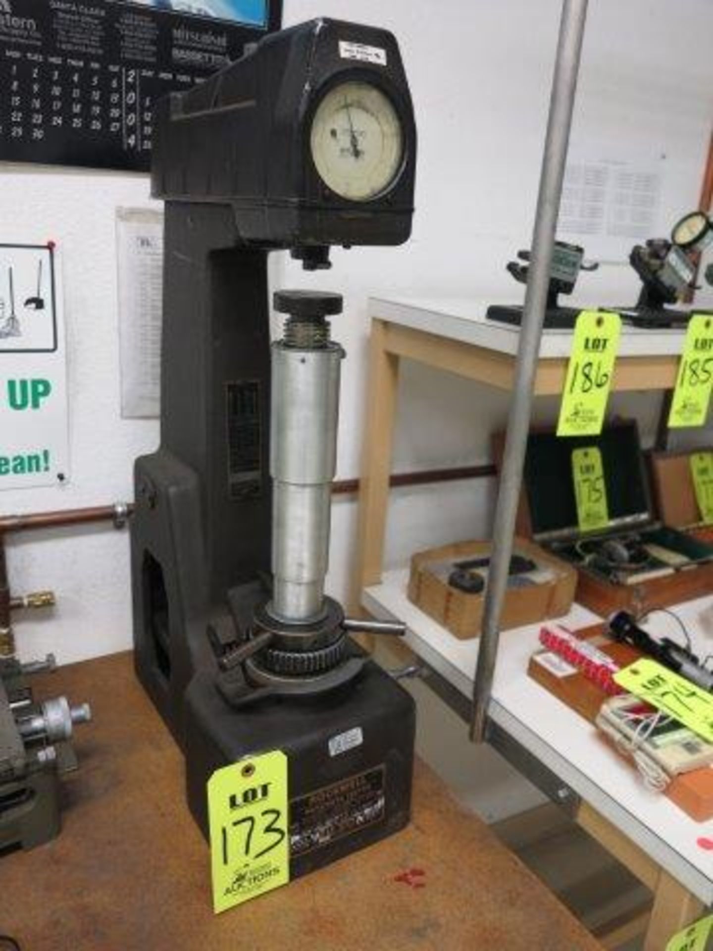 ROCKWELL HARDNESS TESTER, MODEL 4-JB, S/N: 478