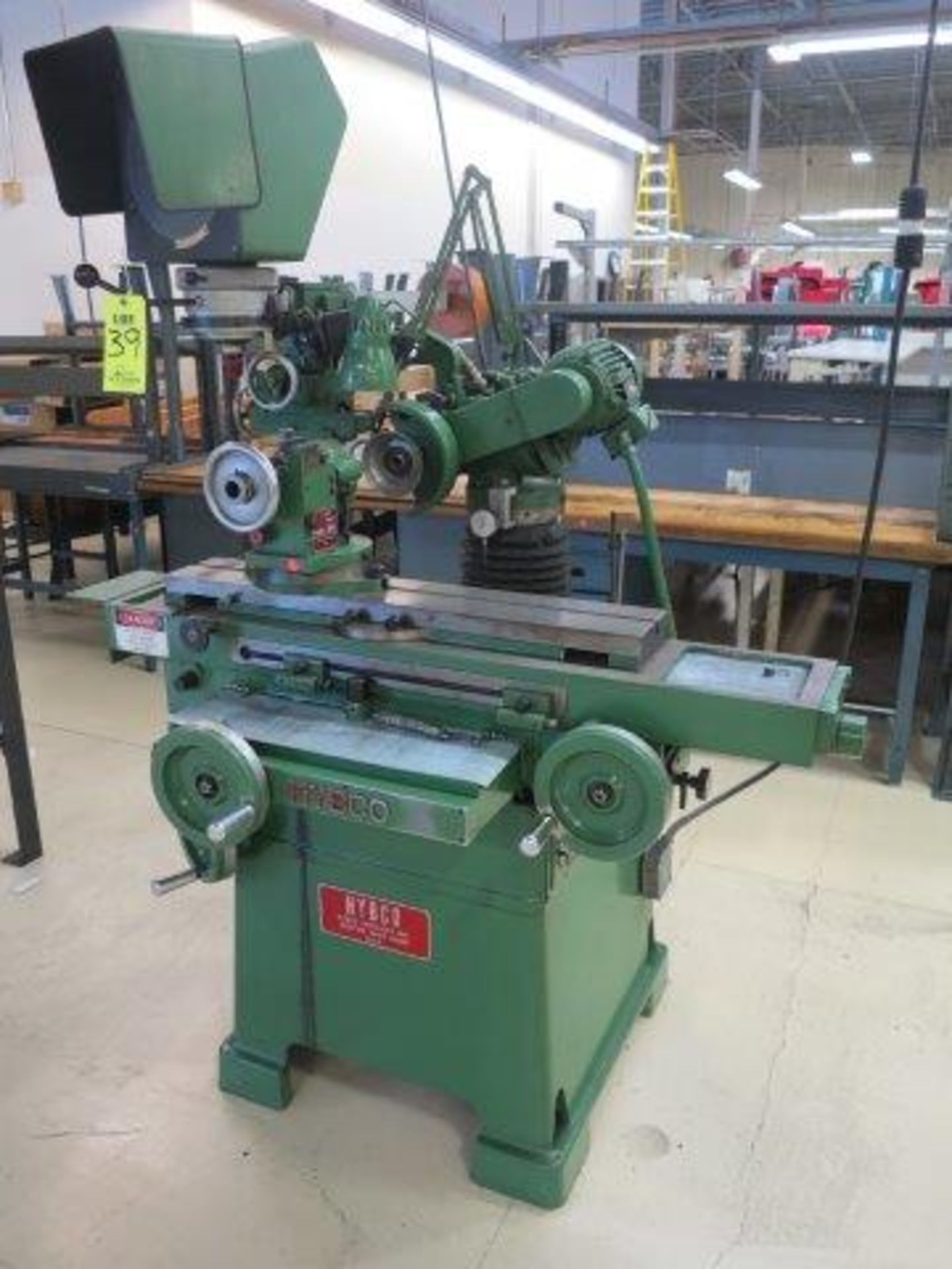 HYBCO RELIEF GRINDER, MODEL 2100-5B, S/N RF1483 - Image 2 of 3