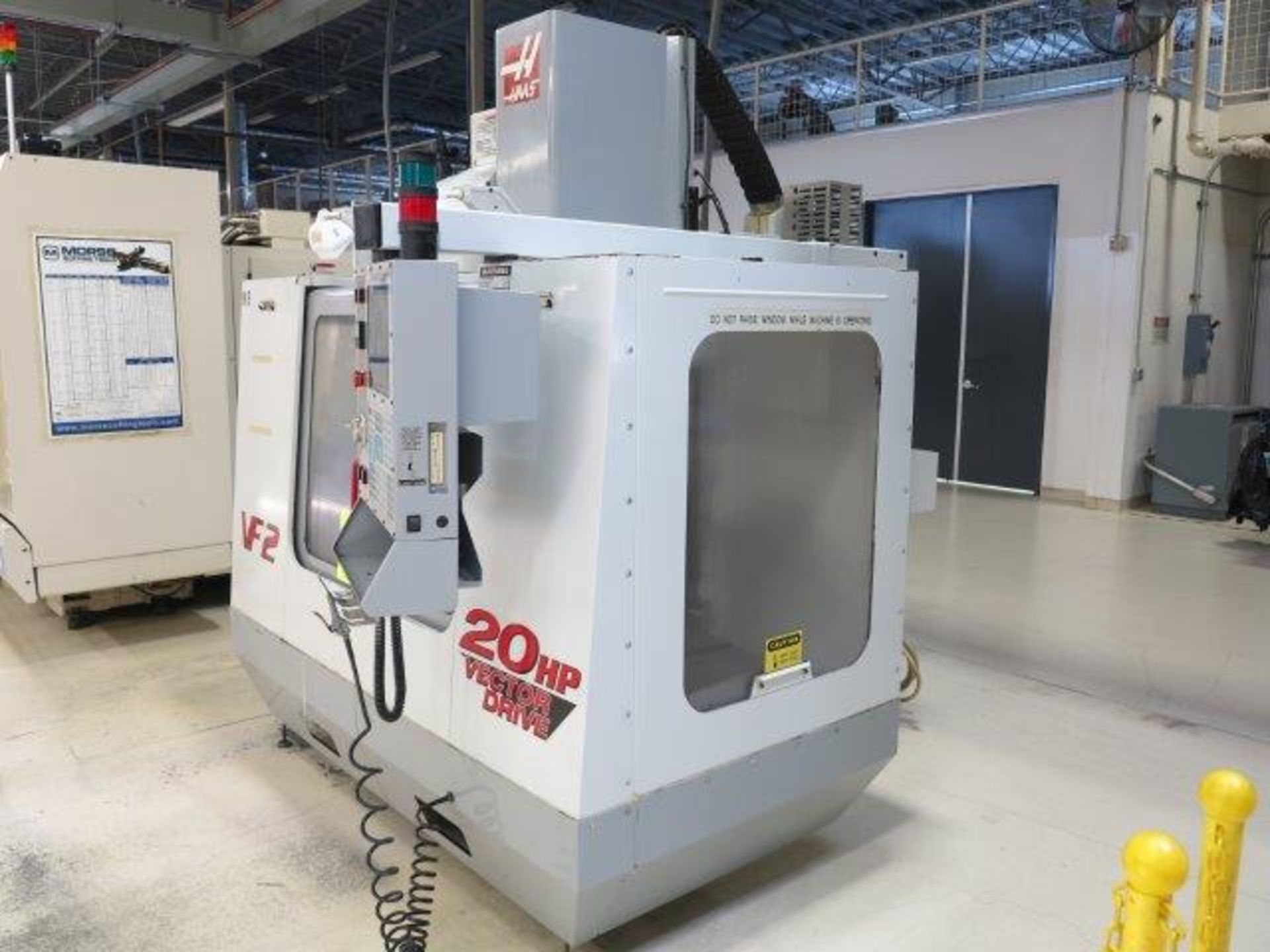 2001 HAAS VF-2, TRAVELS: 30" X 16" X 20", 7500 RPM SPINDLE, CAT 40 TAPER, 20 STATION ATC, 15 HP, - Image 2 of 6