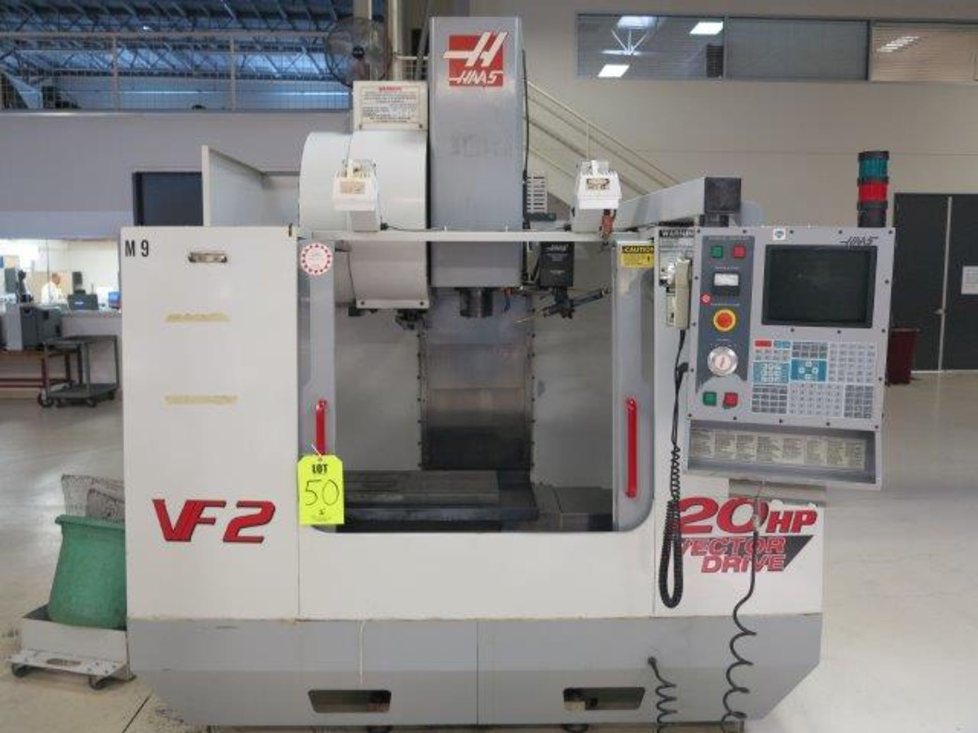 2001 HAAS VF-2, TRAVELS: 30" X 16" X 20", 7500 RPM SPINDLE, CAT 40 TAPER, 20 STATION ATC, 15 HP, - Image 5 of 6