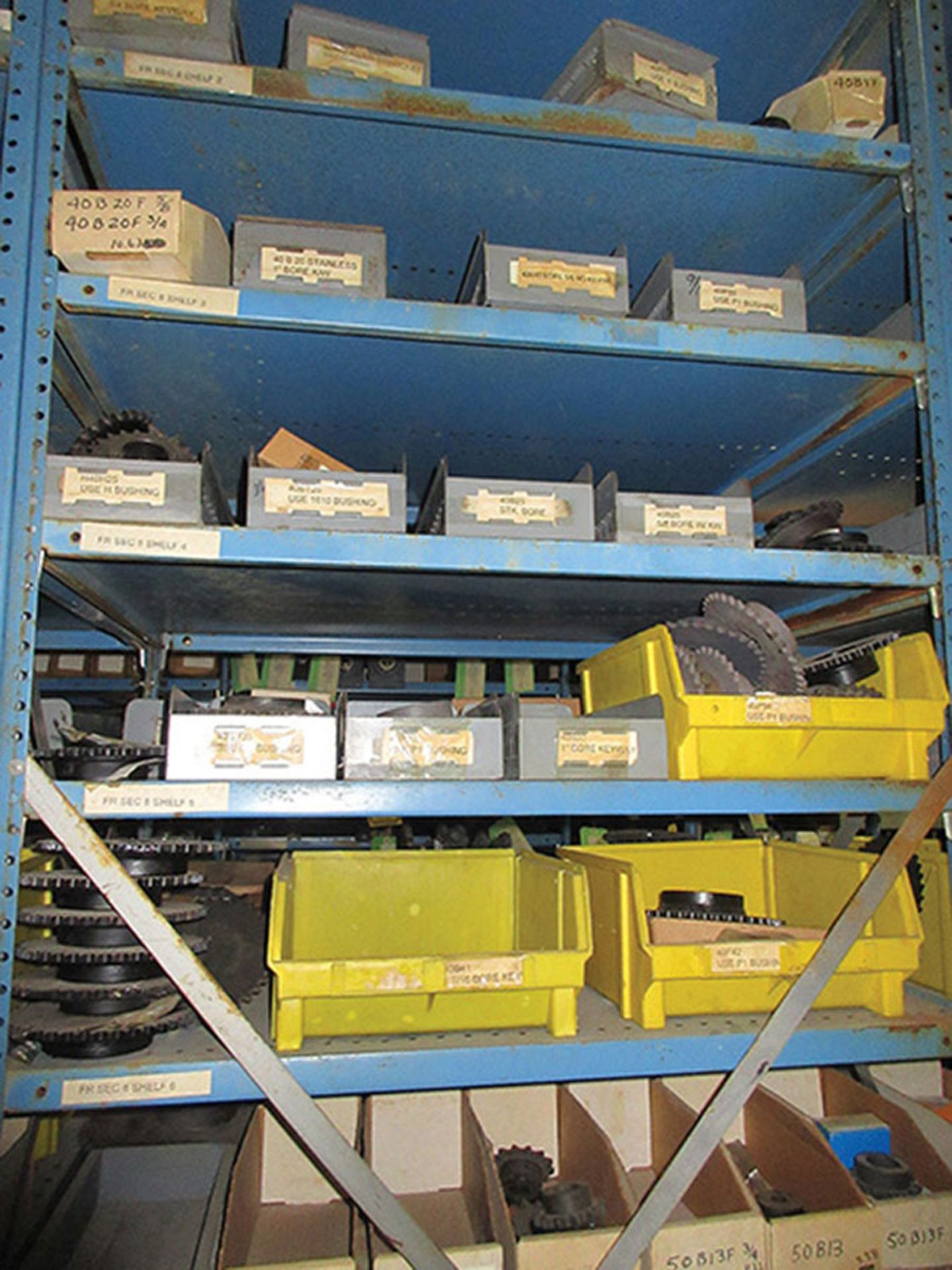CONTENTS OF (1) SIDE, (5) SECTIONS OF SHELF UNIT: LARGE QUANTITY OF SOCKETS - MANY SIZES; BUSSMAN - Image 8 of 10