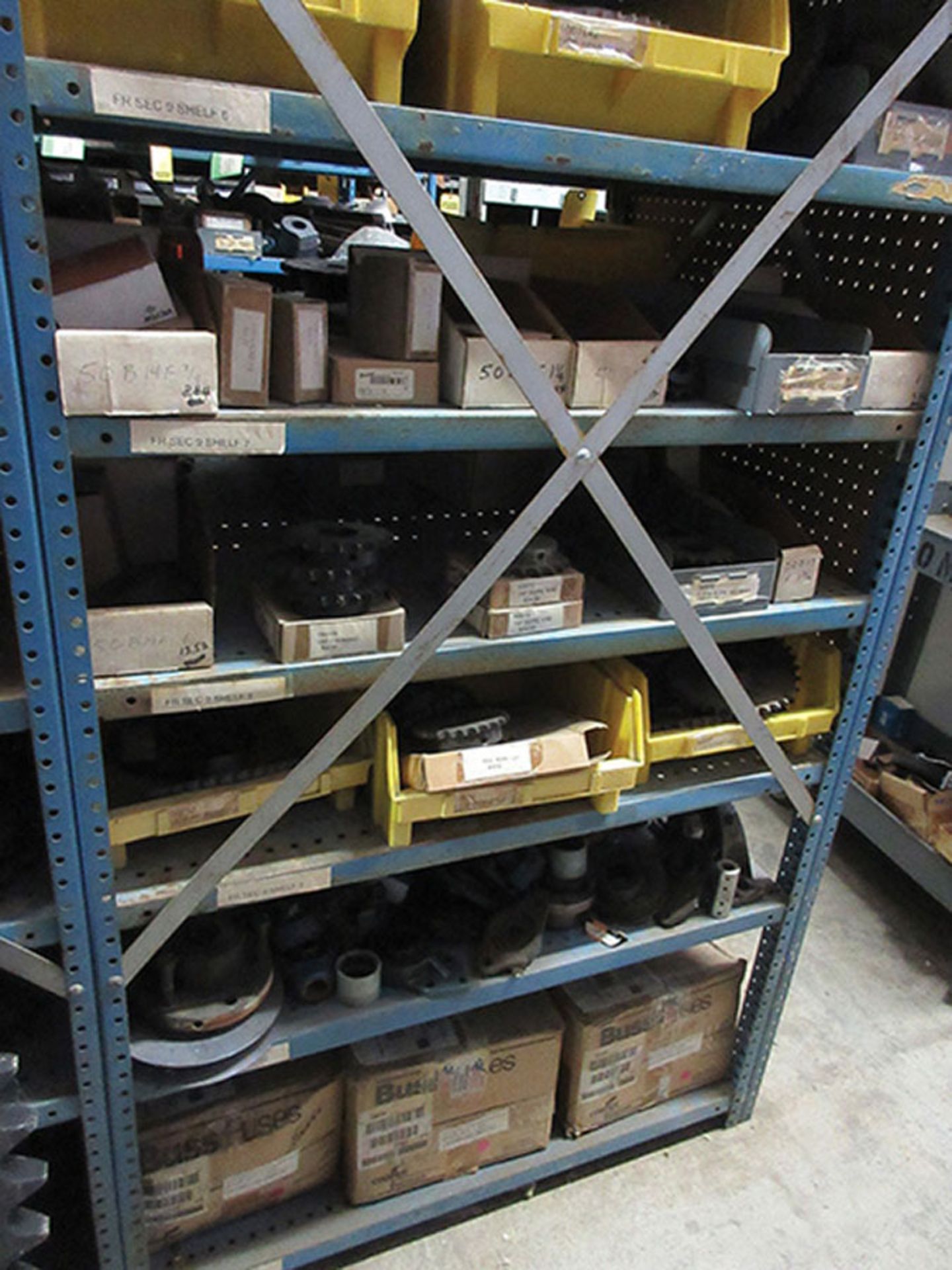 CONTENTS OF (1) SIDE, (5) SECTIONS OF SHELF UNIT: LARGE QUANTITY OF SOCKETS - MANY SIZES; BUSSMAN - Image 9 of 10