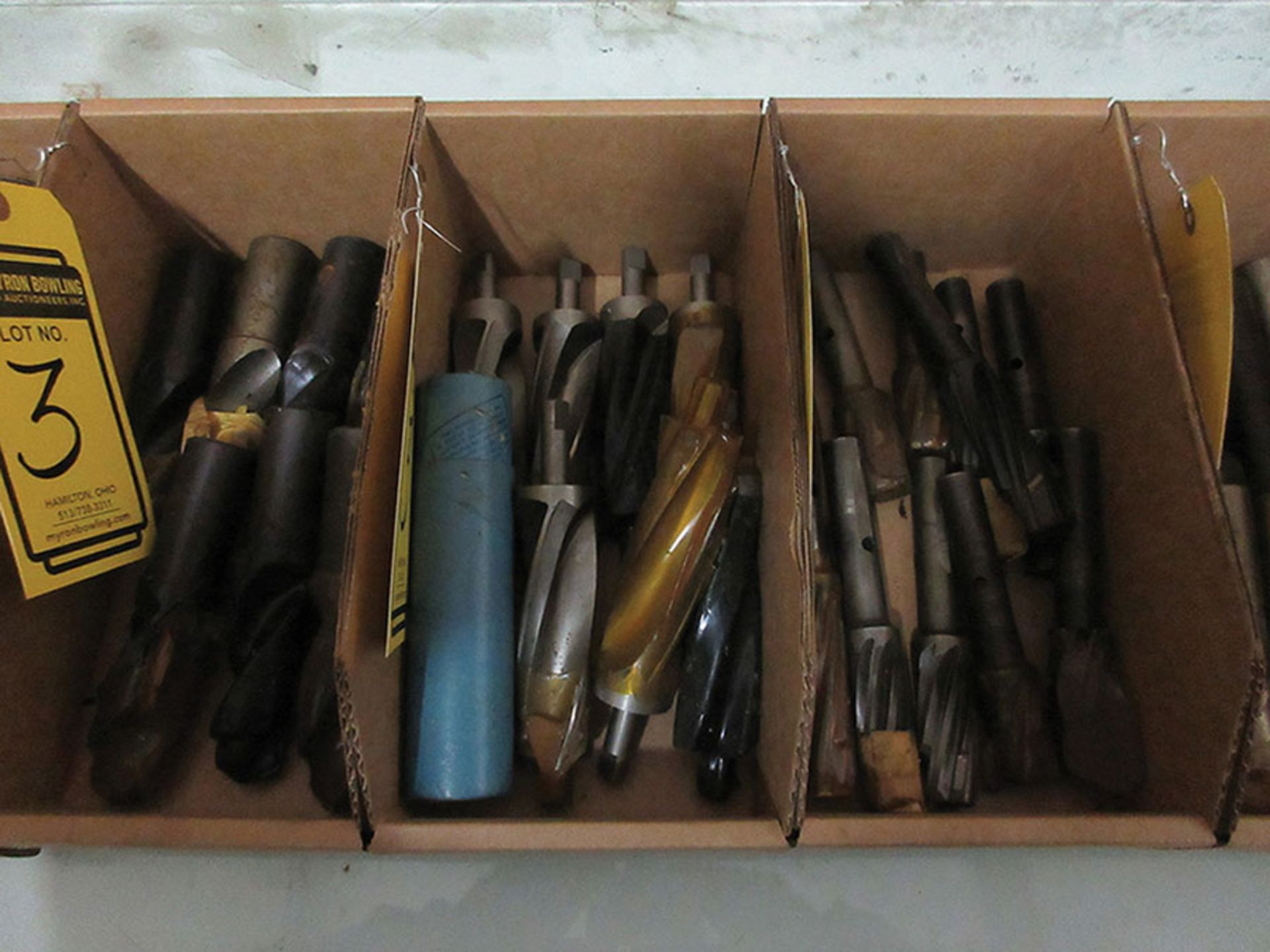 ASSORTMENT OF DRILL BITS: SEVERAL STEP DRILLS, TWIST DRILLS (MANY NEW) ***ALL ITEMS WILL BE LOADED - Image 2 of 3