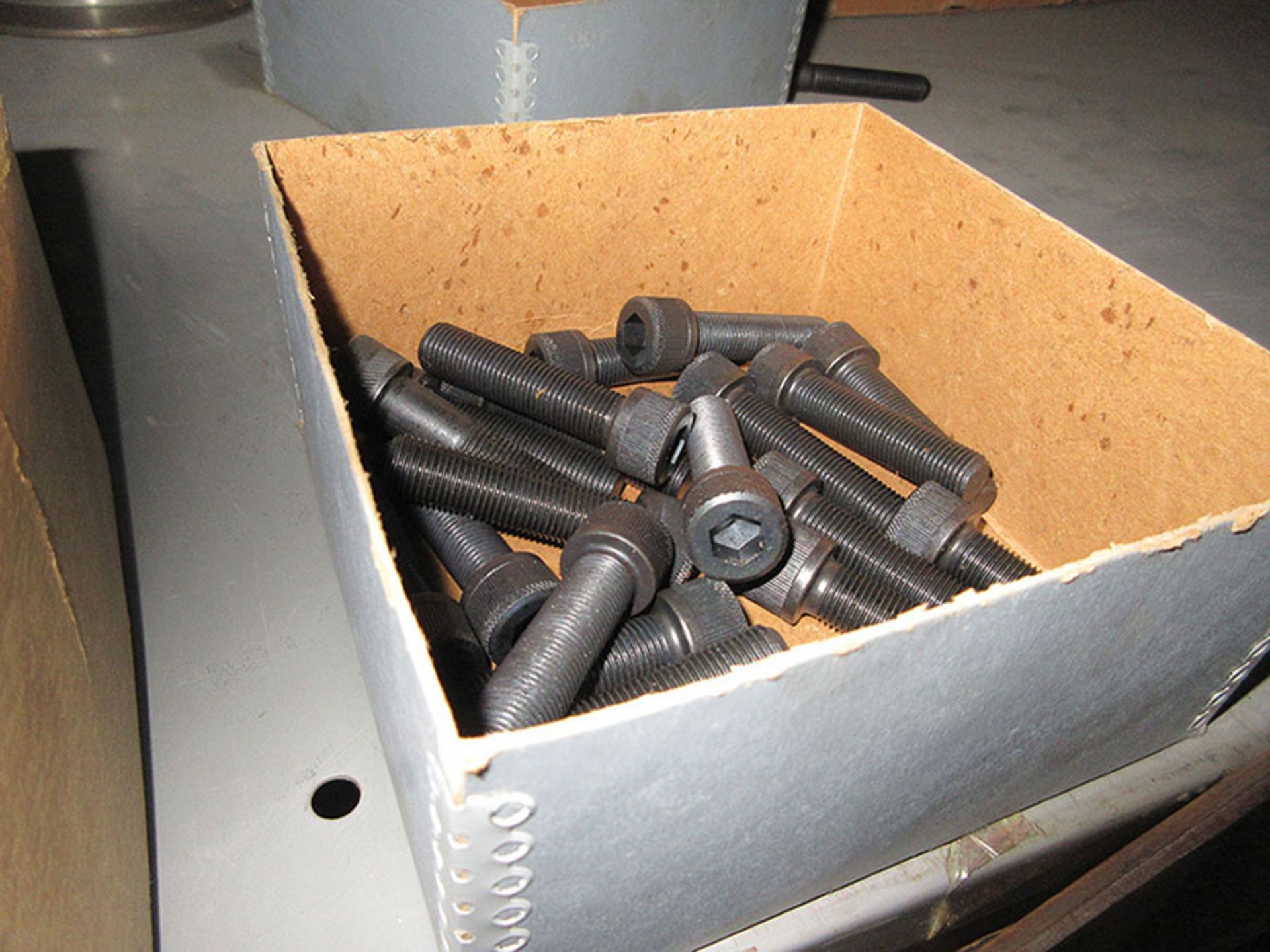 CONTENTS OF (1) SIDE, (5) SECTIONS OF SHELF UNIT: LARGE ASSORTMENT OF SOCKET HEAD CAP SCREWS *** - Image 12 of 17