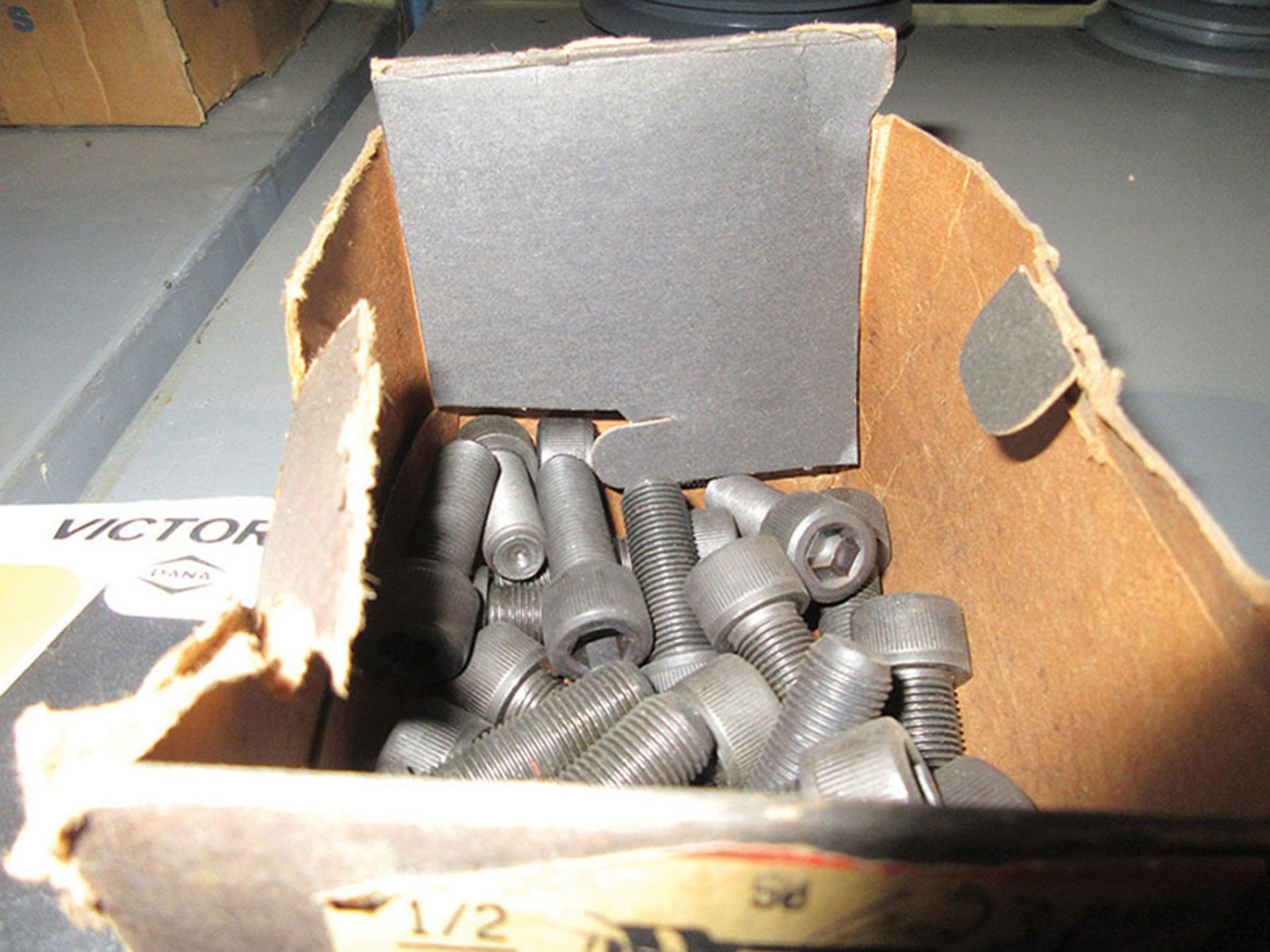 CONTENTS OF (1) SIDE, (5) SECTIONS OF SHELF UNIT: LARGE ASSORTMENT OF SOCKET HEAD CAP SCREWS *** - Image 17 of 17