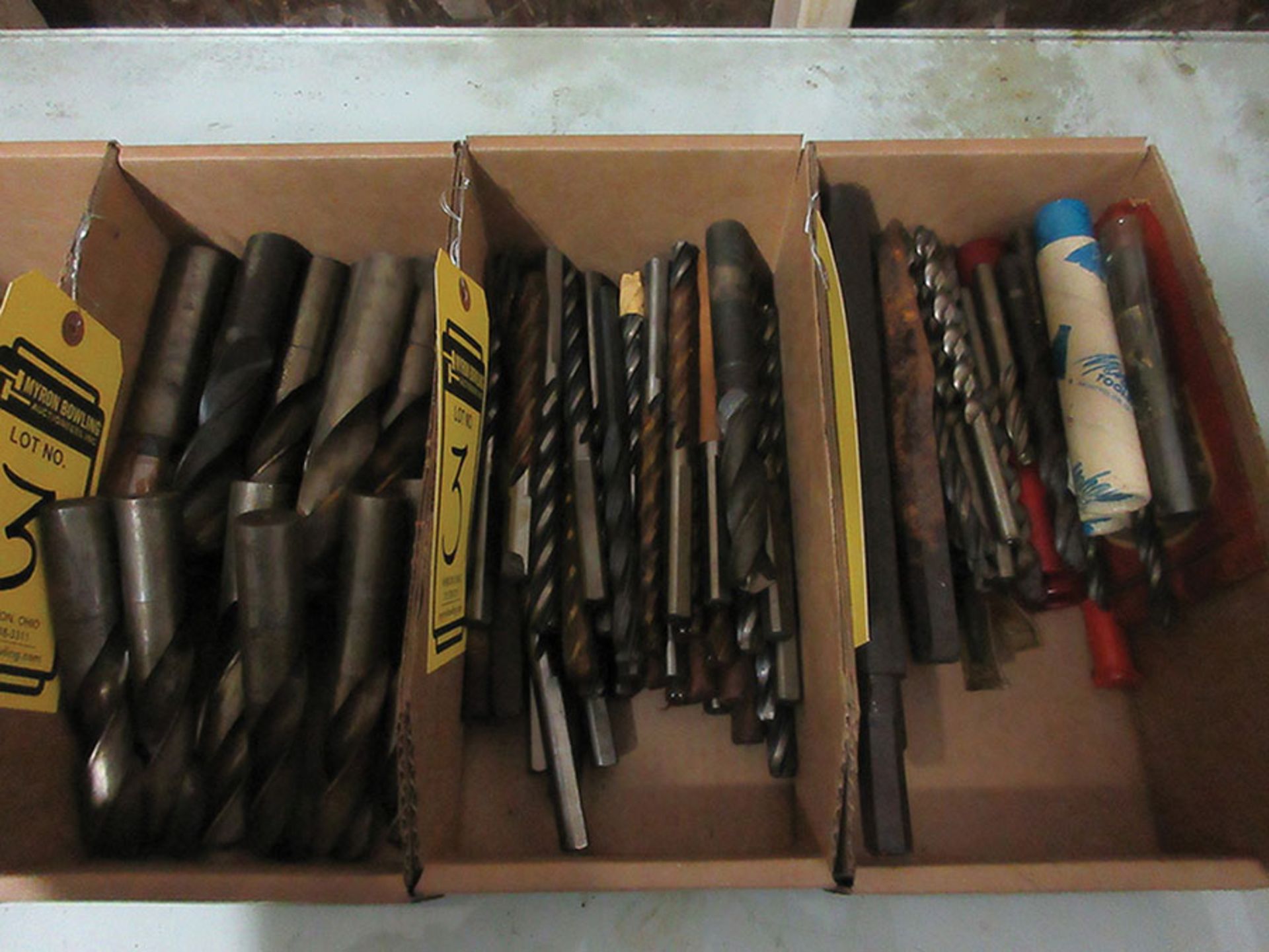 ASSORTMENT OF DRILL BITS: SEVERAL STEP DRILLS, TWIST DRILLS (MANY NEW) ***ALL ITEMS WILL BE LOADED - Image 3 of 3