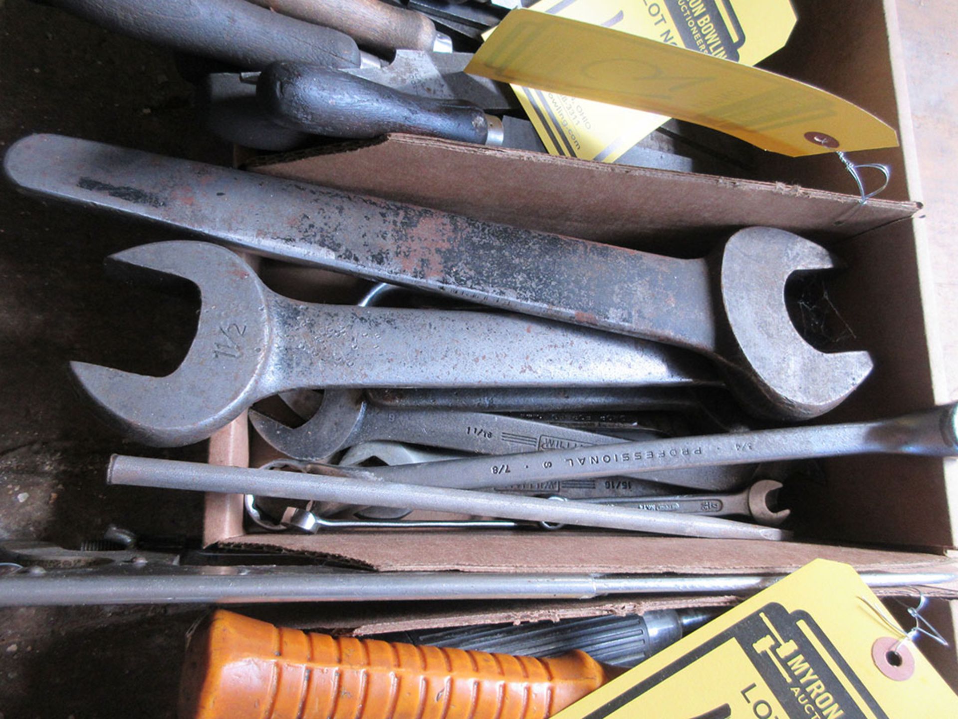 ASSORTED WRENCHES; ADJUSTABLE & END WRENCHES