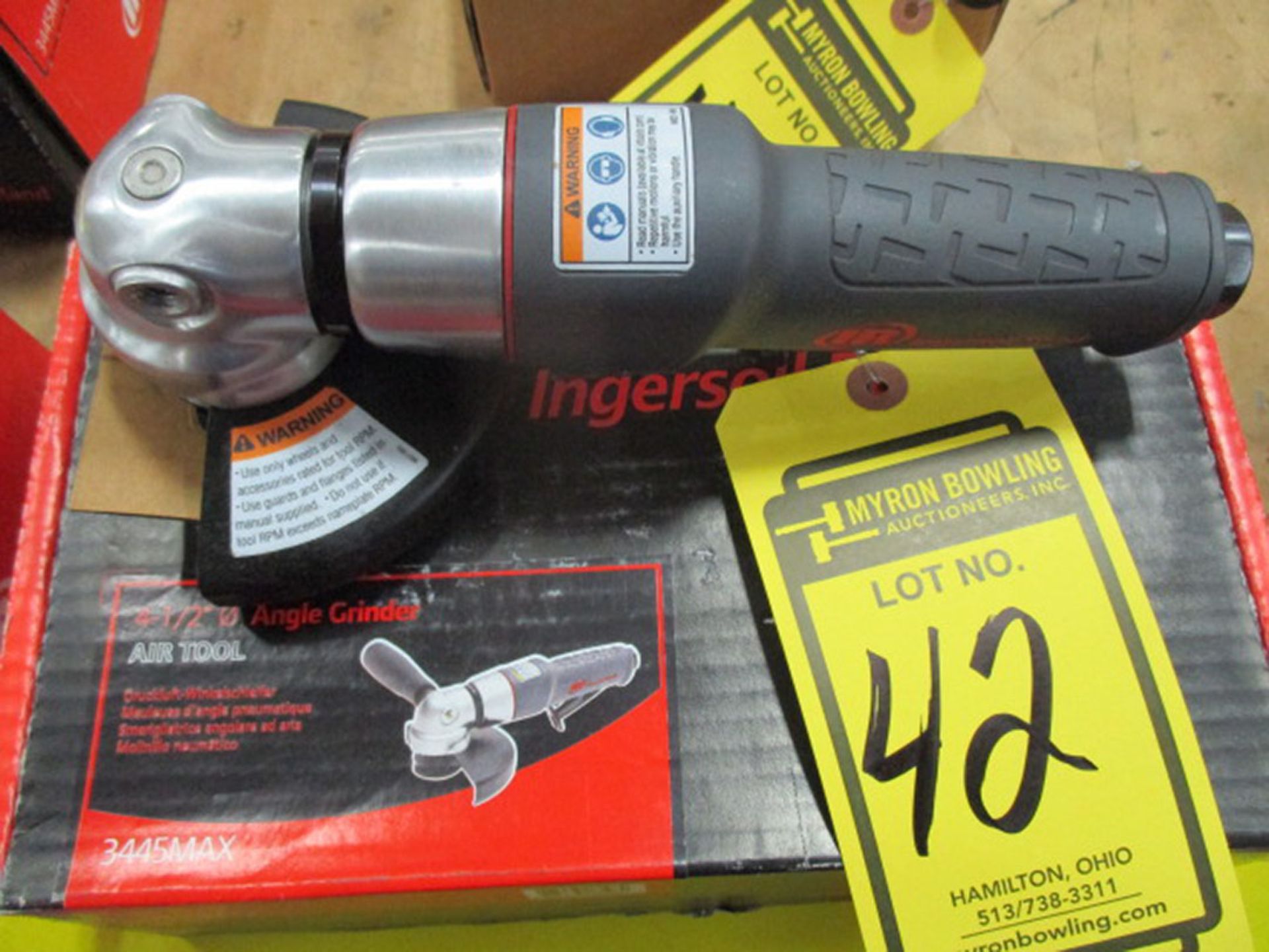 INGERSOLL RAND 4-1/2 IN. PNEUMATIC ANGLE GRINDER