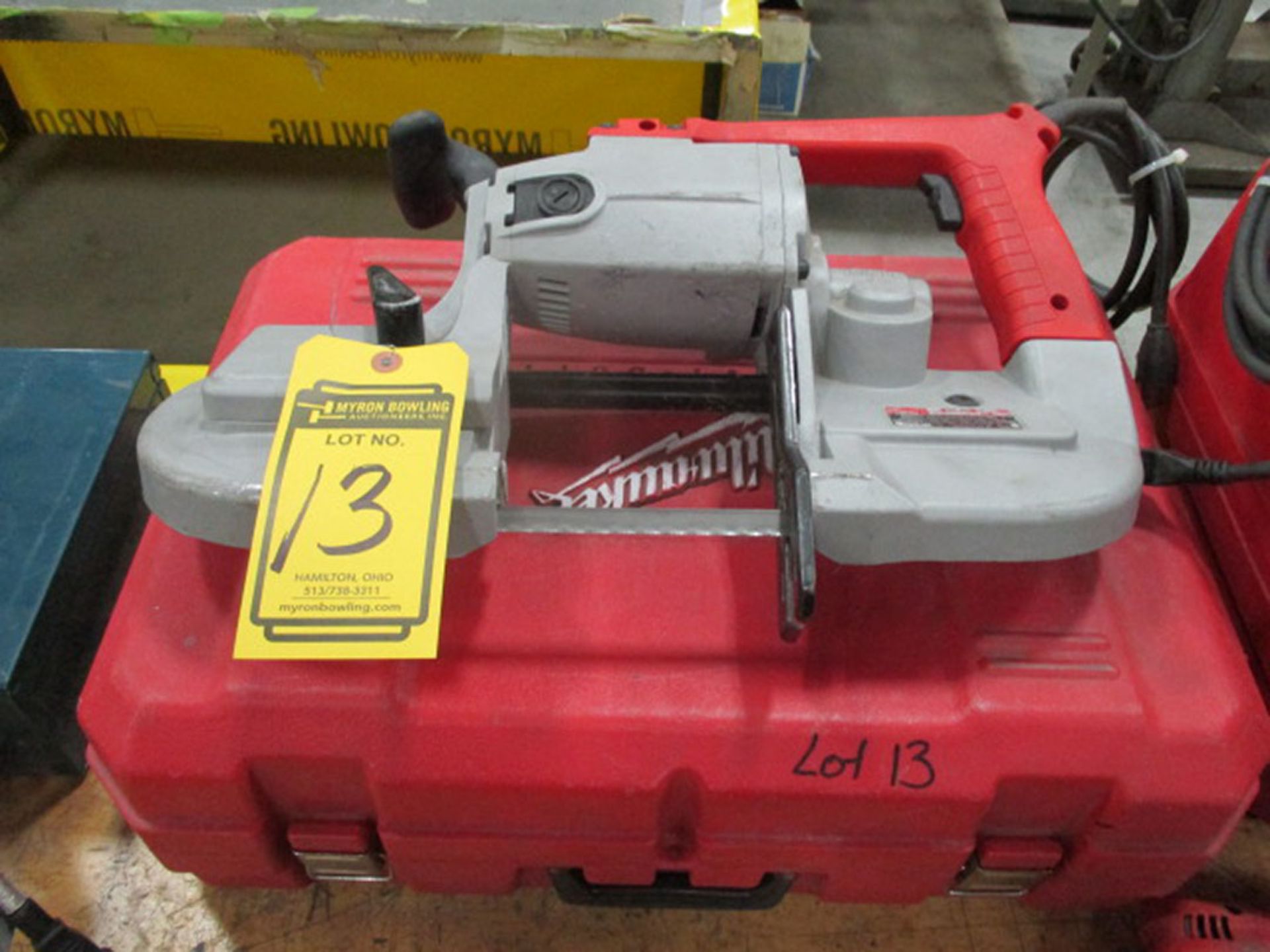 MILWAUKEE 6230 PORTABLE ELECTRIC BAND SAW