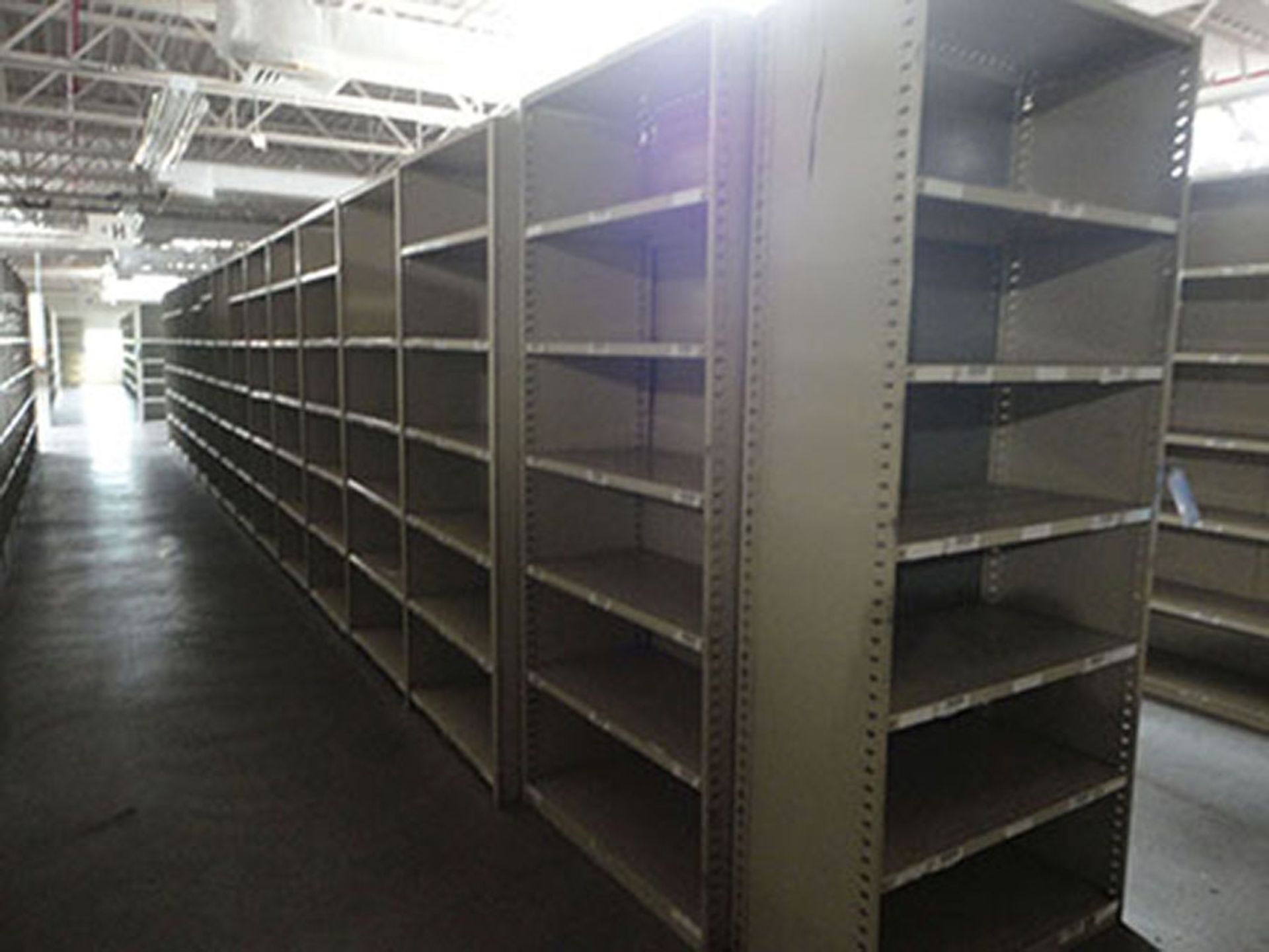 (29) SECTIONS 24'' X 36'' X 84'' HIGH LYON CLIP STYLE STEEL SHELVING - Image 4 of 4