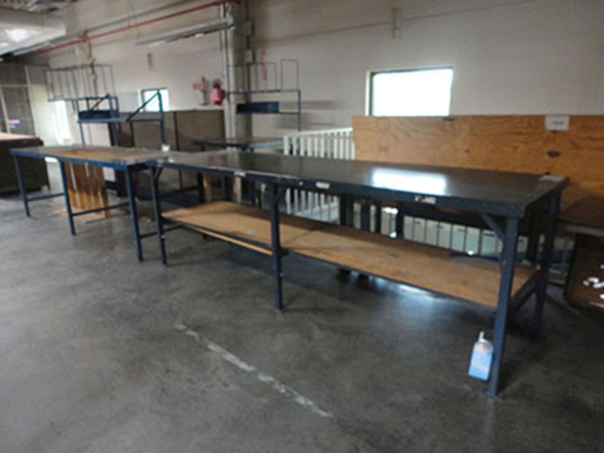 (LOT) MISCELLANEOUS STEEL TABLES - Image 2 of 4