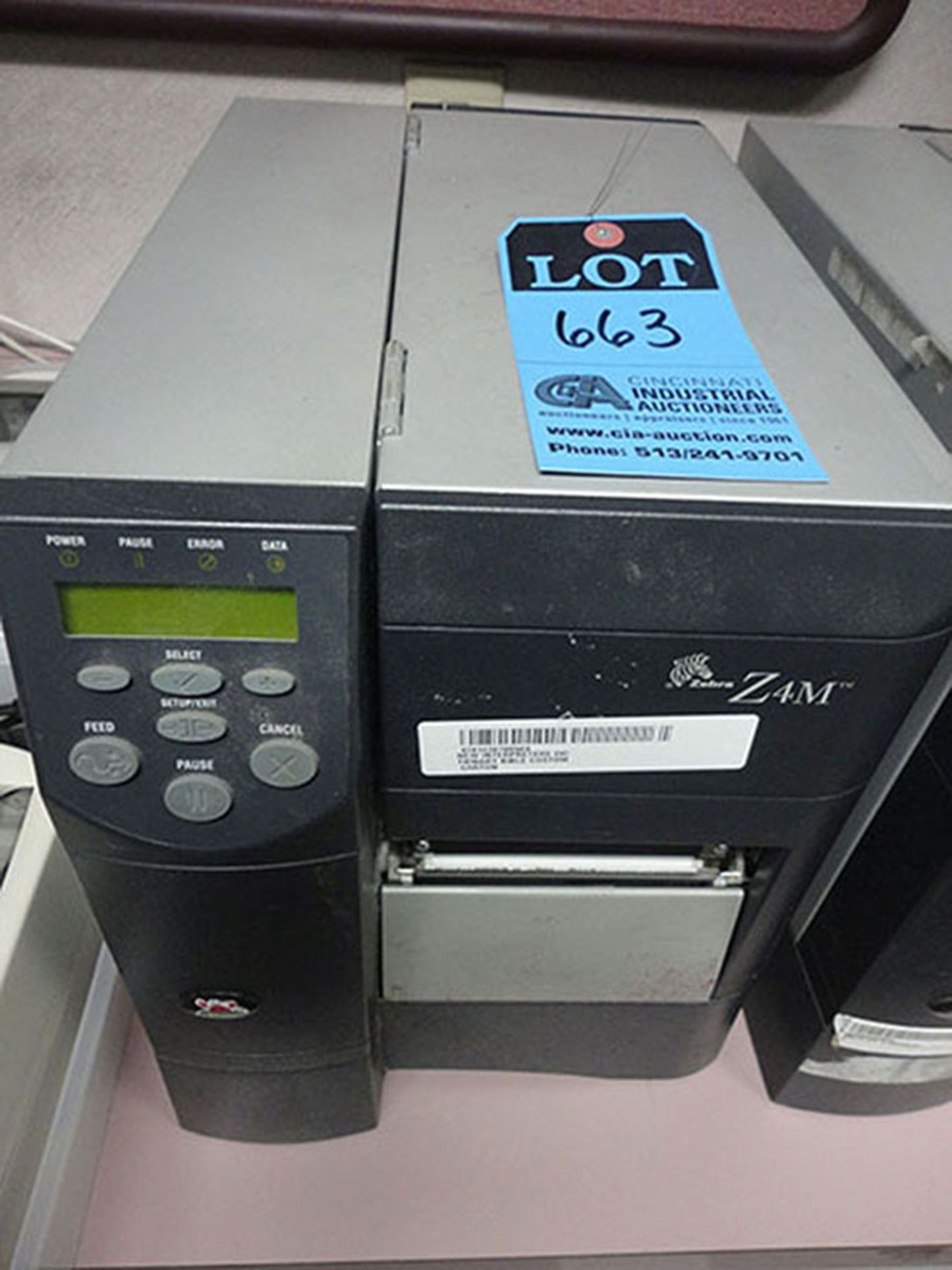 ZEBRA Z4M LABEL PRINTER