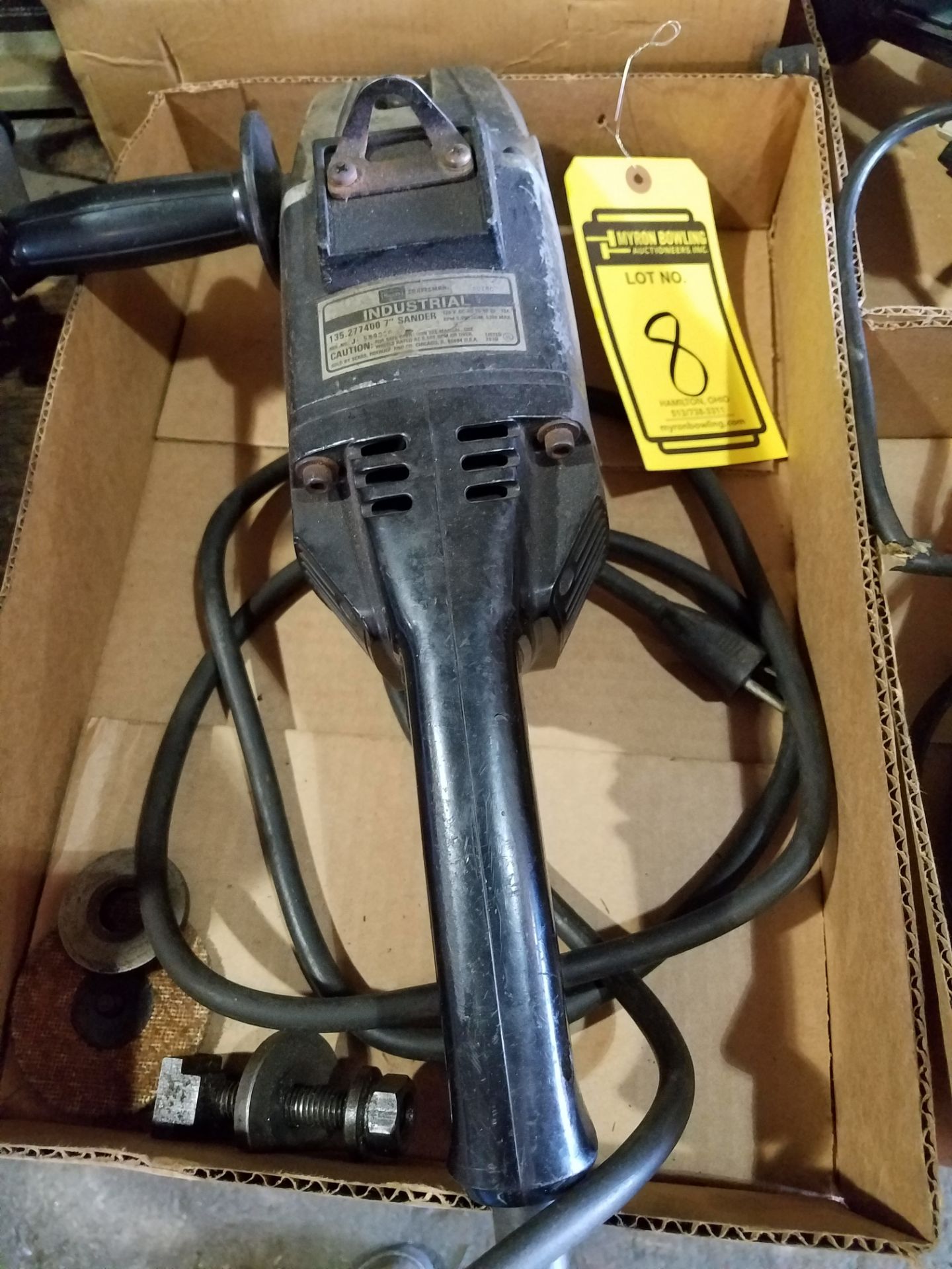 CRAFTSMAN INDUSTRIAL 7'' RIGHT ANGLE SANDER