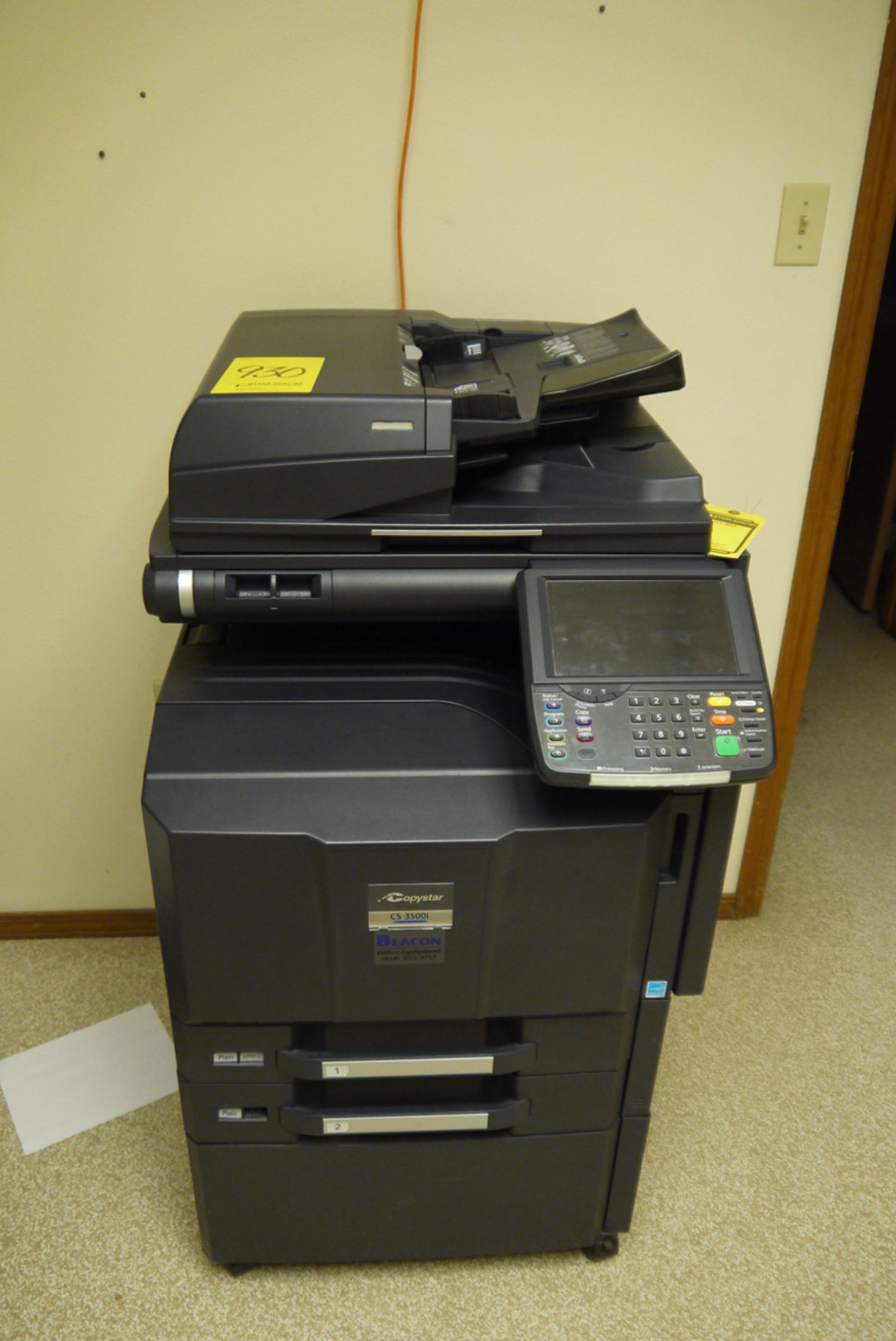 COPYSTAR CS2500 COPY MACHINE, S/N NHL1800291