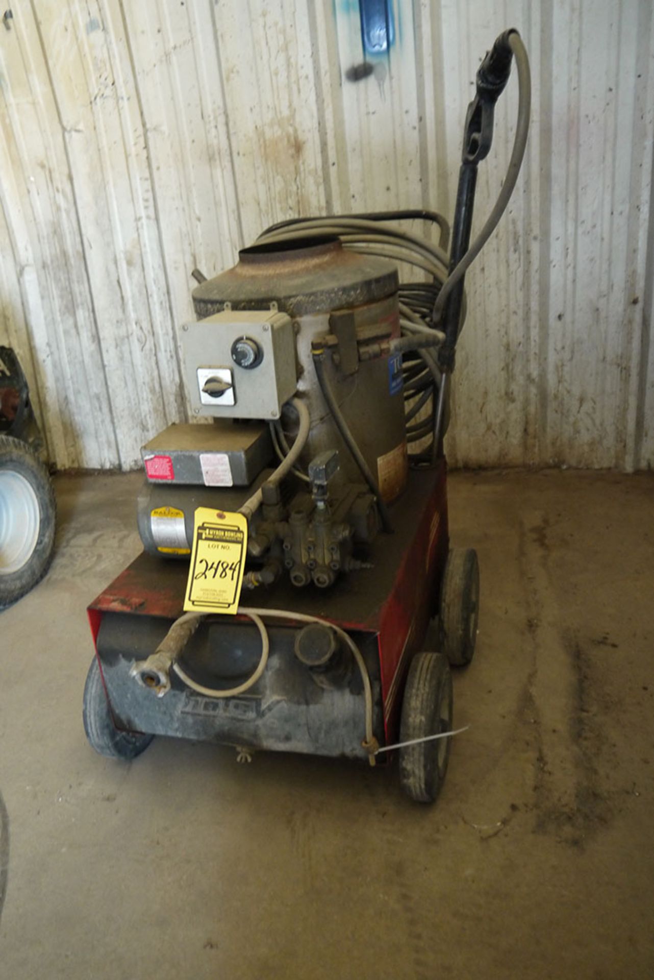 HOTSY MODEL 550 SS HOT WATER PRESSURE WASHER; 2.2 GPM, S/N C706160899