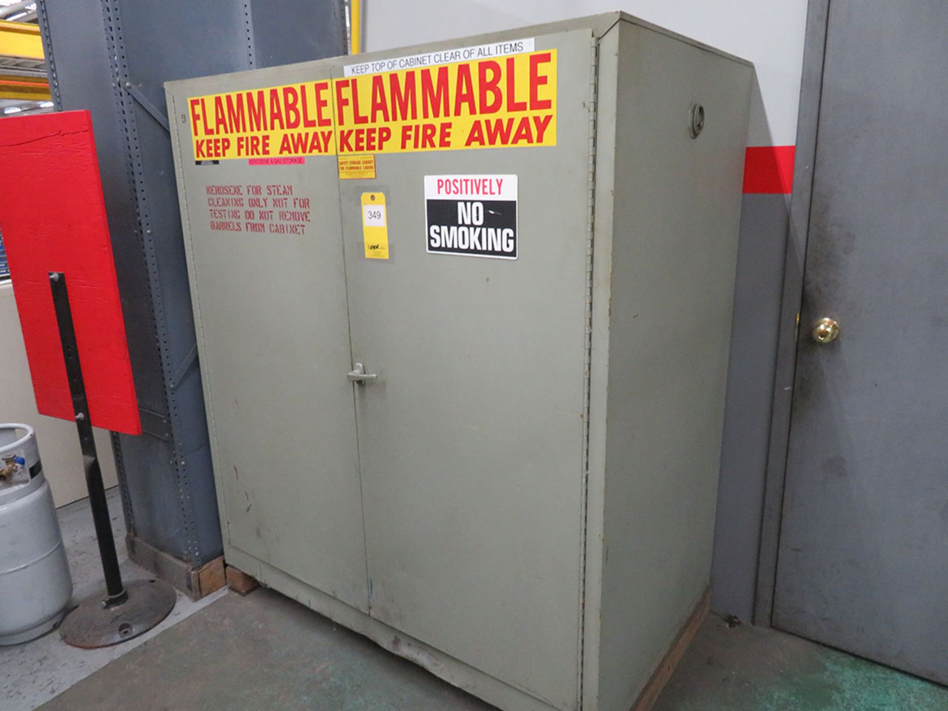 58 IN. WIDE X 65 IN. HIGH X 34 IN. DEEP FLAMMABLE LIQUID STORAGE CABINET