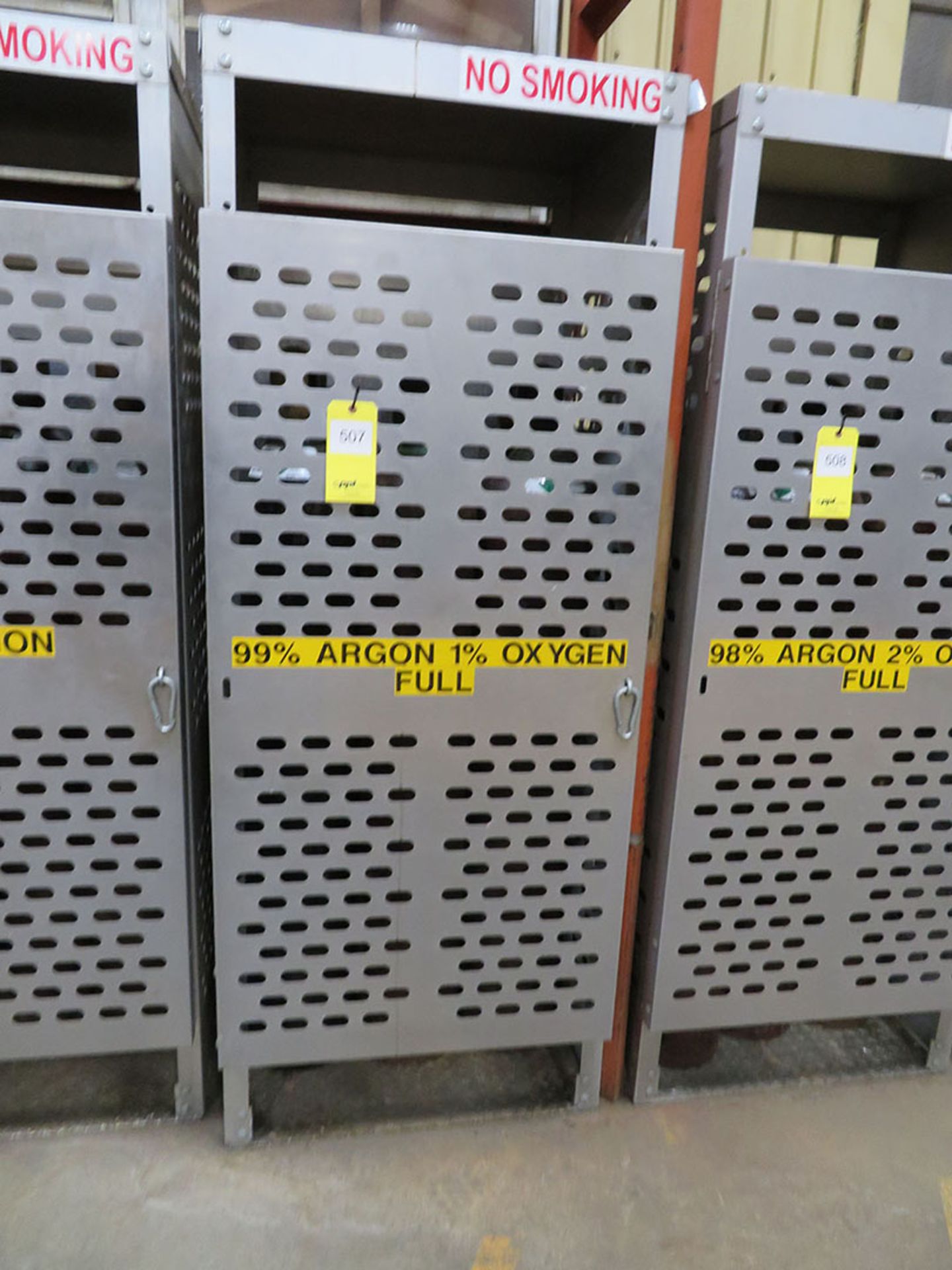 STAINLESS STEEL FLAMMABLE GAS STORAGE CABINET