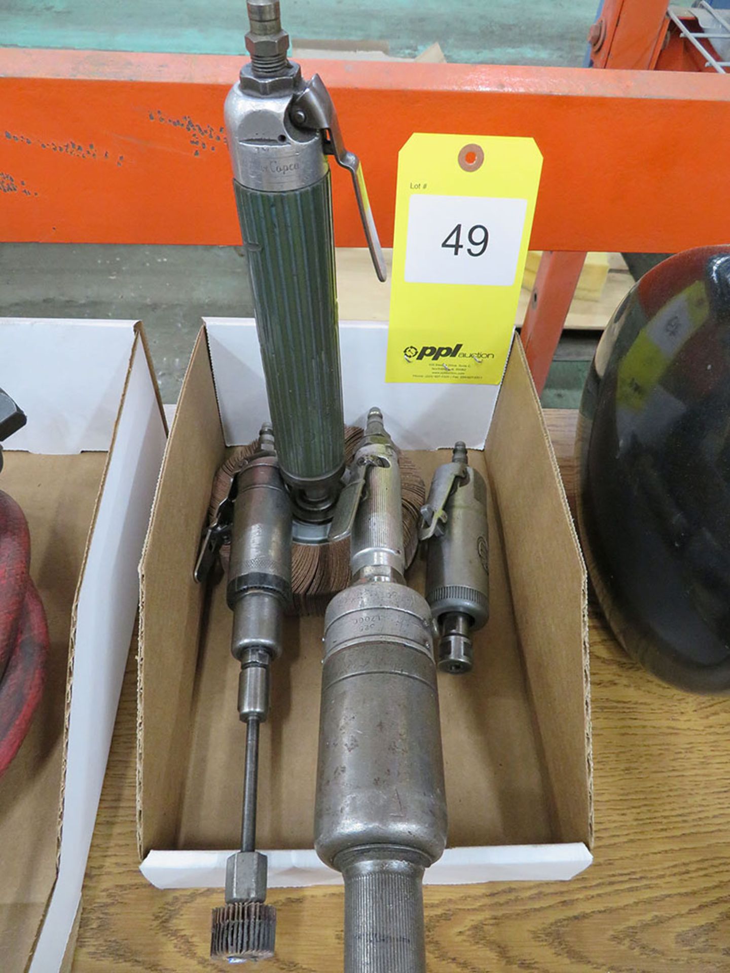 LOT: ASSORTED STRAIGHT SHAFT PNEUMATIC DIE GRINDERS