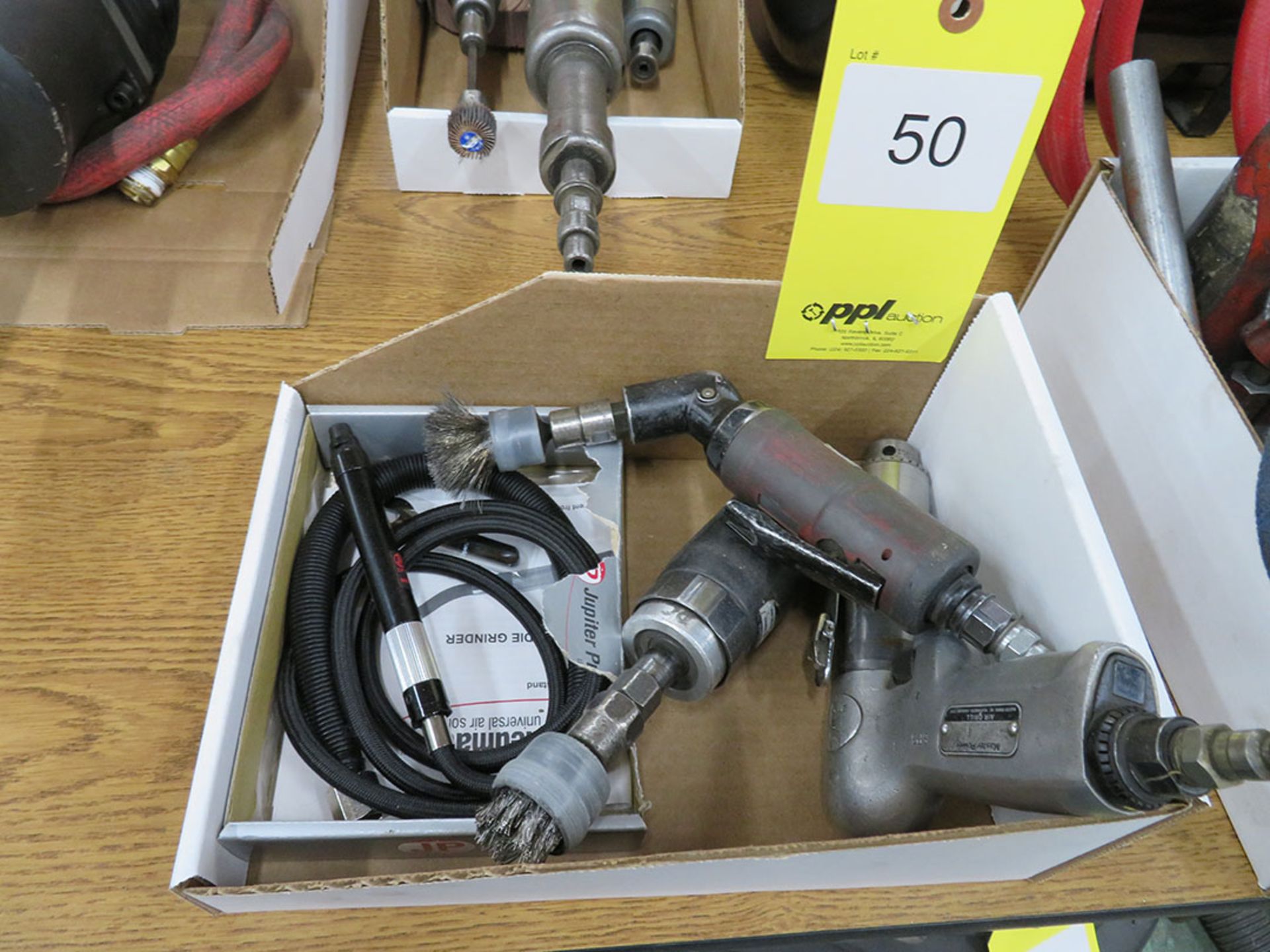LOT: ASSORTED DIE GRINDERS & PNEUMATIC DRILL