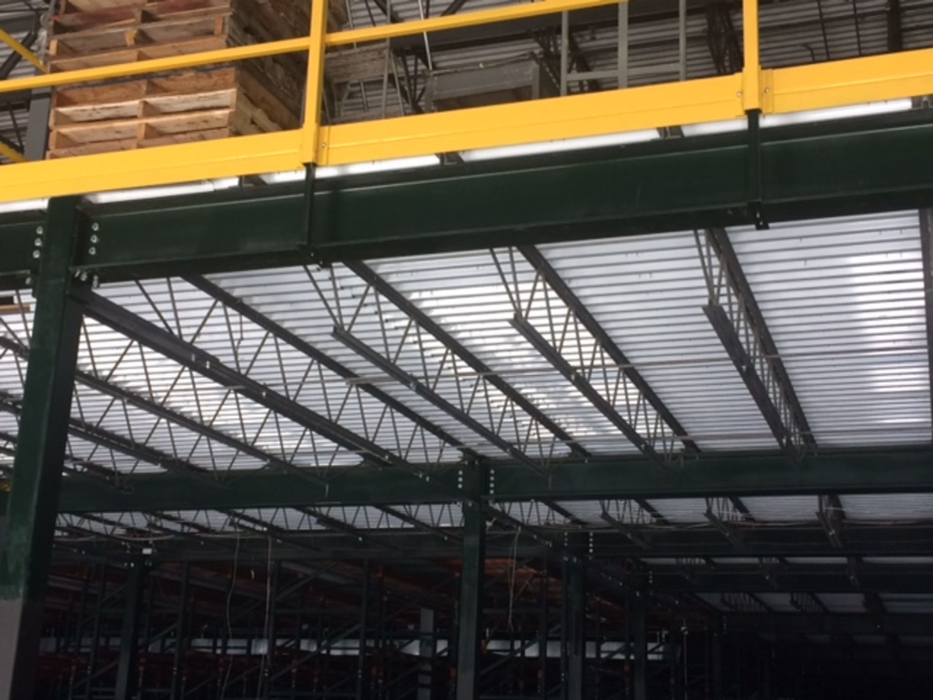 MEZZANINE, CLEAR SPAN SYSTEM, 6,380 SQ. FT. 290'L X 22'W X 14'H - INCLUDES (1) STAIR CASE. SEE - Image 11 of 19