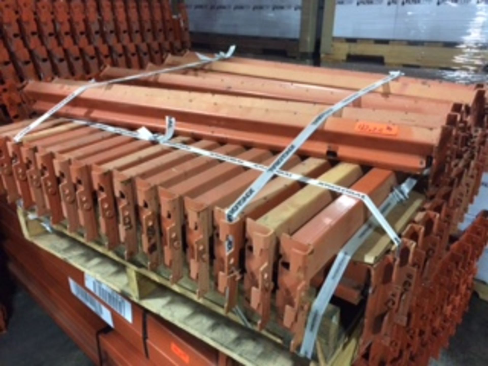 BEAMS: RIDG-U-RAK PALLET RACK: 42'' X 2.5'' ORANGE (X36)