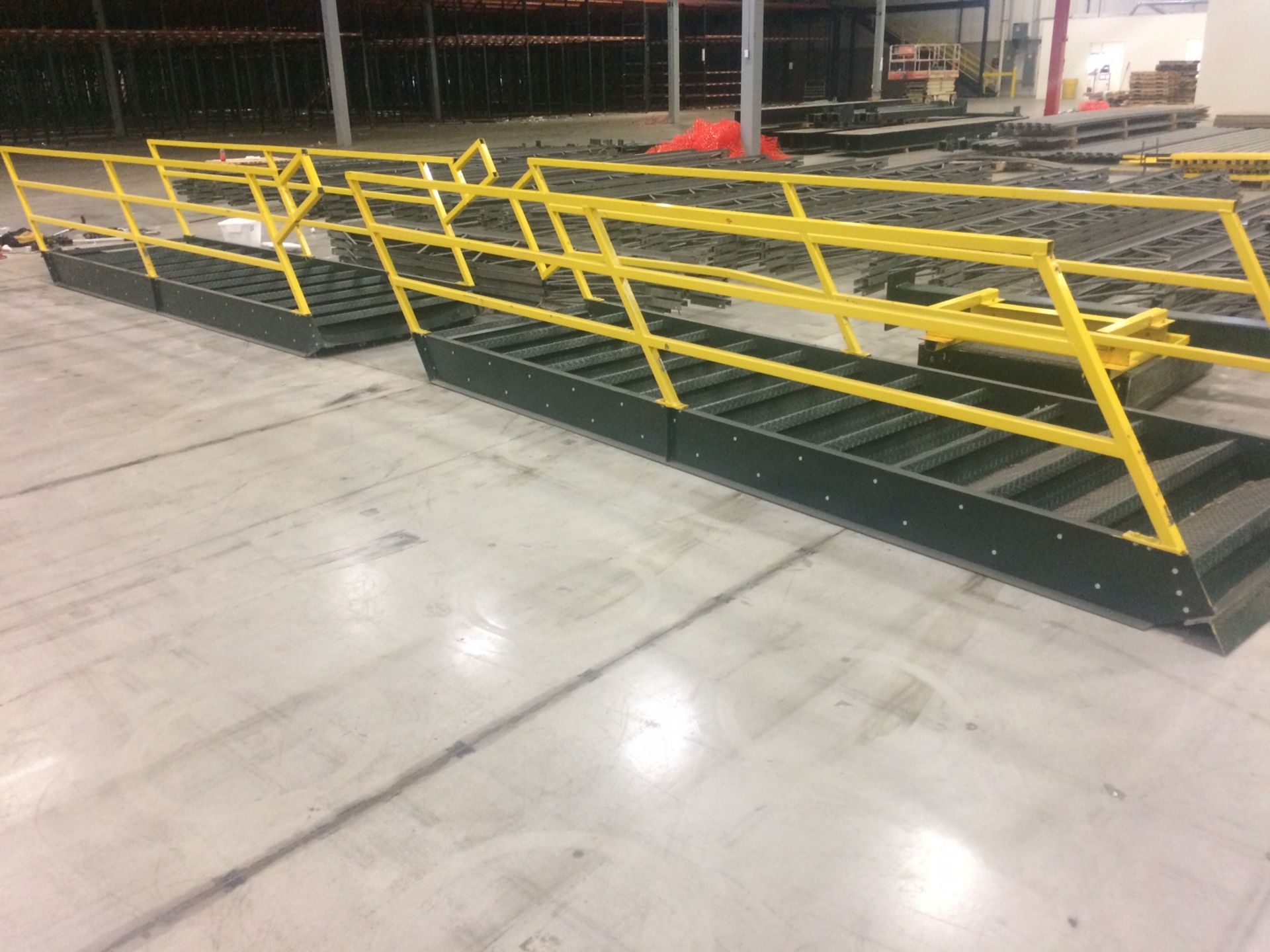 MEZZANINE, CLEAR SPAN SYSTEM, 9,376 SQ. FT. 293'L X 32'W X 14'H - INCLUDES (1) STAIR CASE. SEE - Image 11 of 19