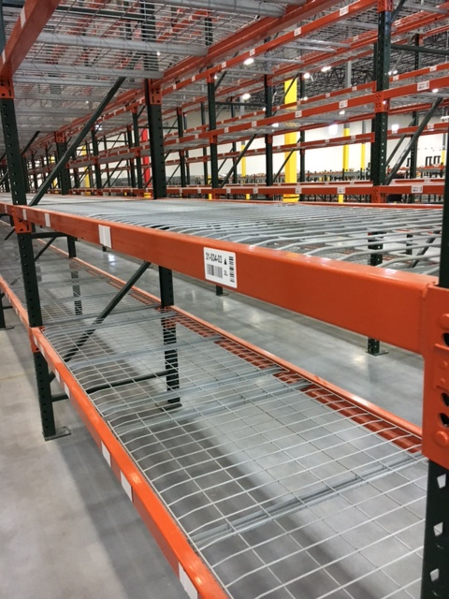 WIRE MESH DECKS FOR PALLET RACKING: 36'' X 54'' INSIDE WATERFALL (X400) - Image 3 of 3
