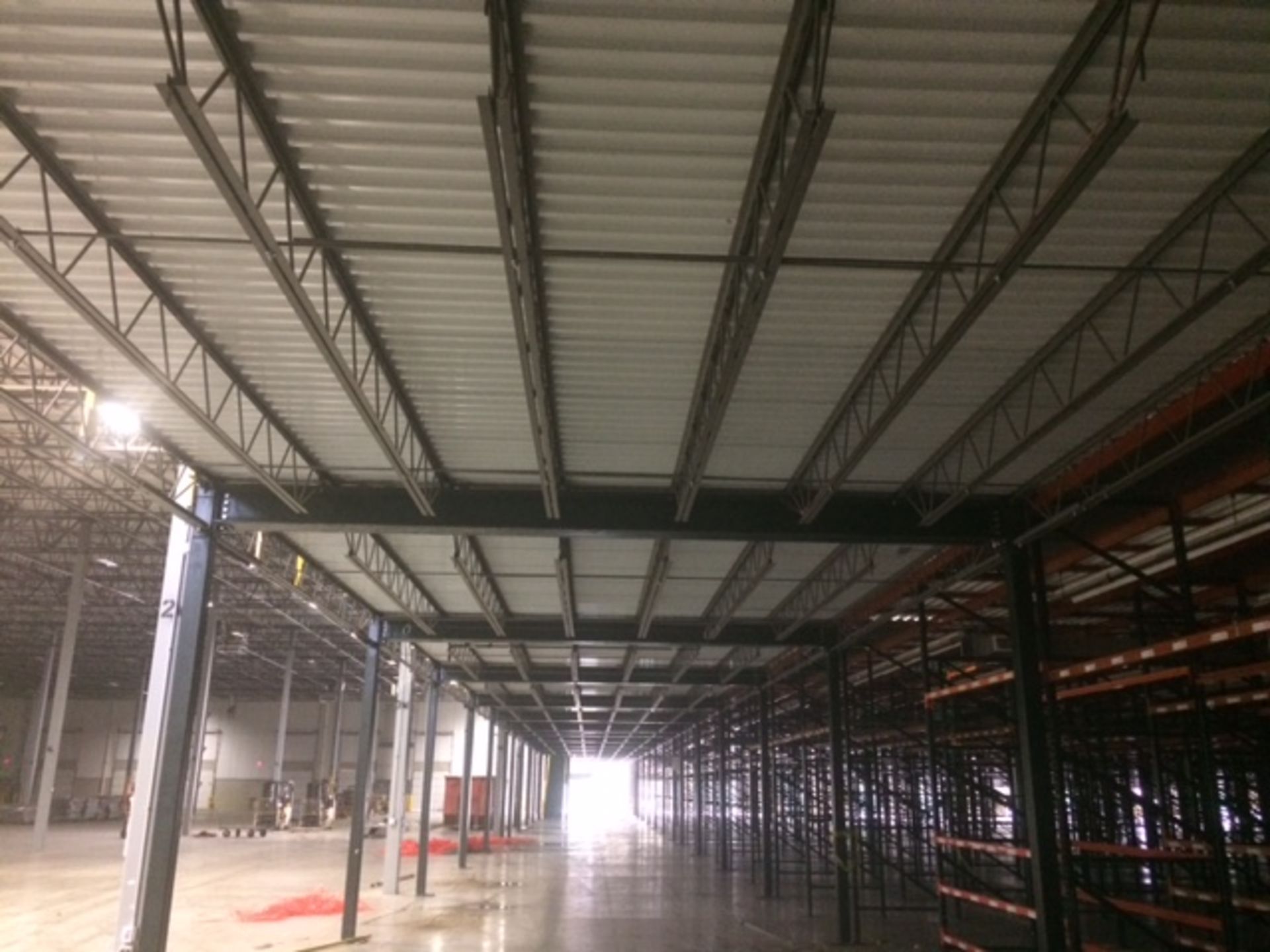 MEZZANINE, CLEAR SPAN SYSTEM, 9,376 SQ. FT. 293'L X 32'W X 14'H - INCLUDES (1) STAIR CASE. SEE - Image 2 of 19