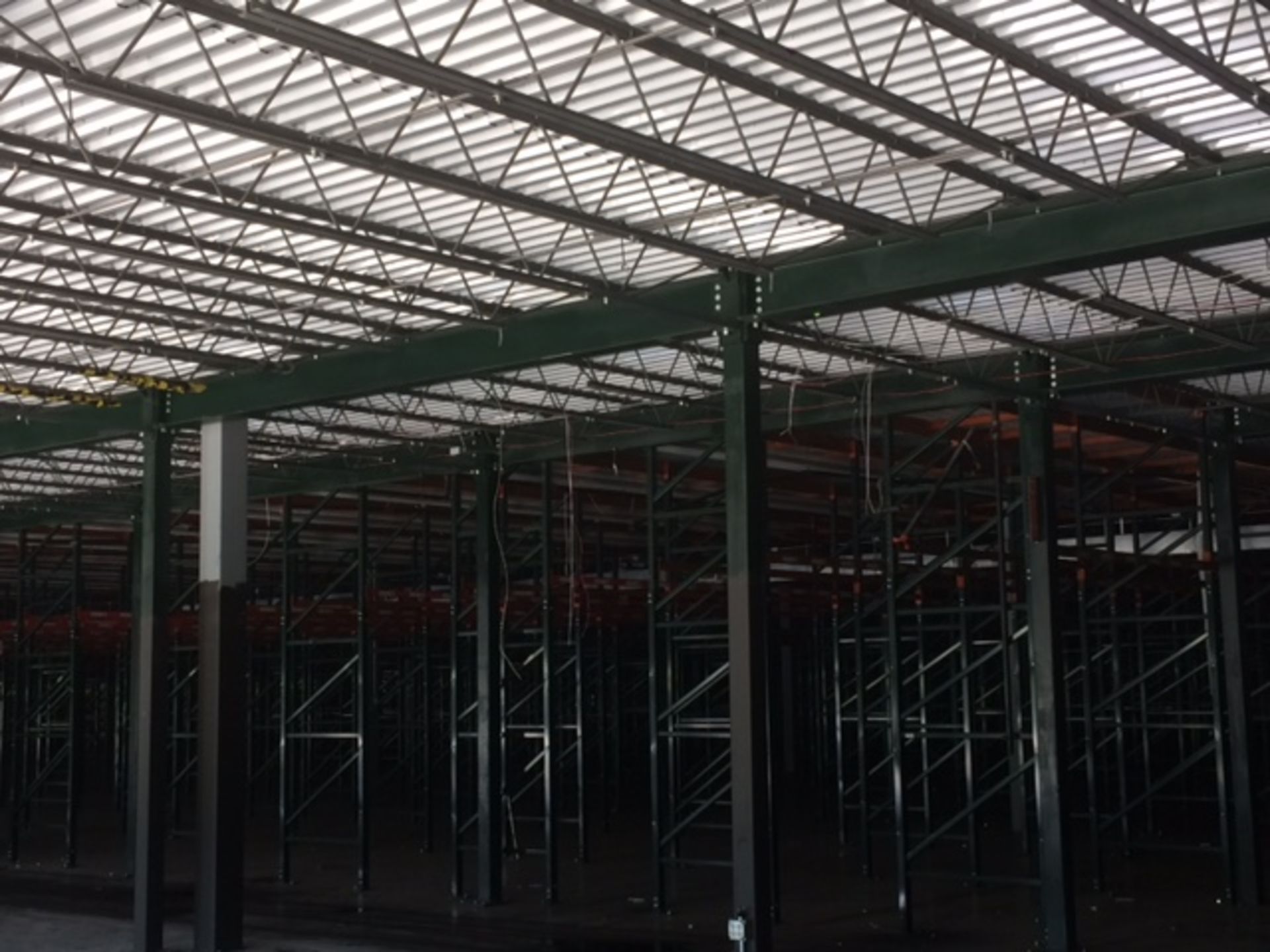 MEZZANINE, CLEAR SPAN SYSTEM, 6,380 SQ. FT. 290'L X 22'W X 14'H - INCLUDES (1) STAIR CASE. SEE - Image 2 of 19