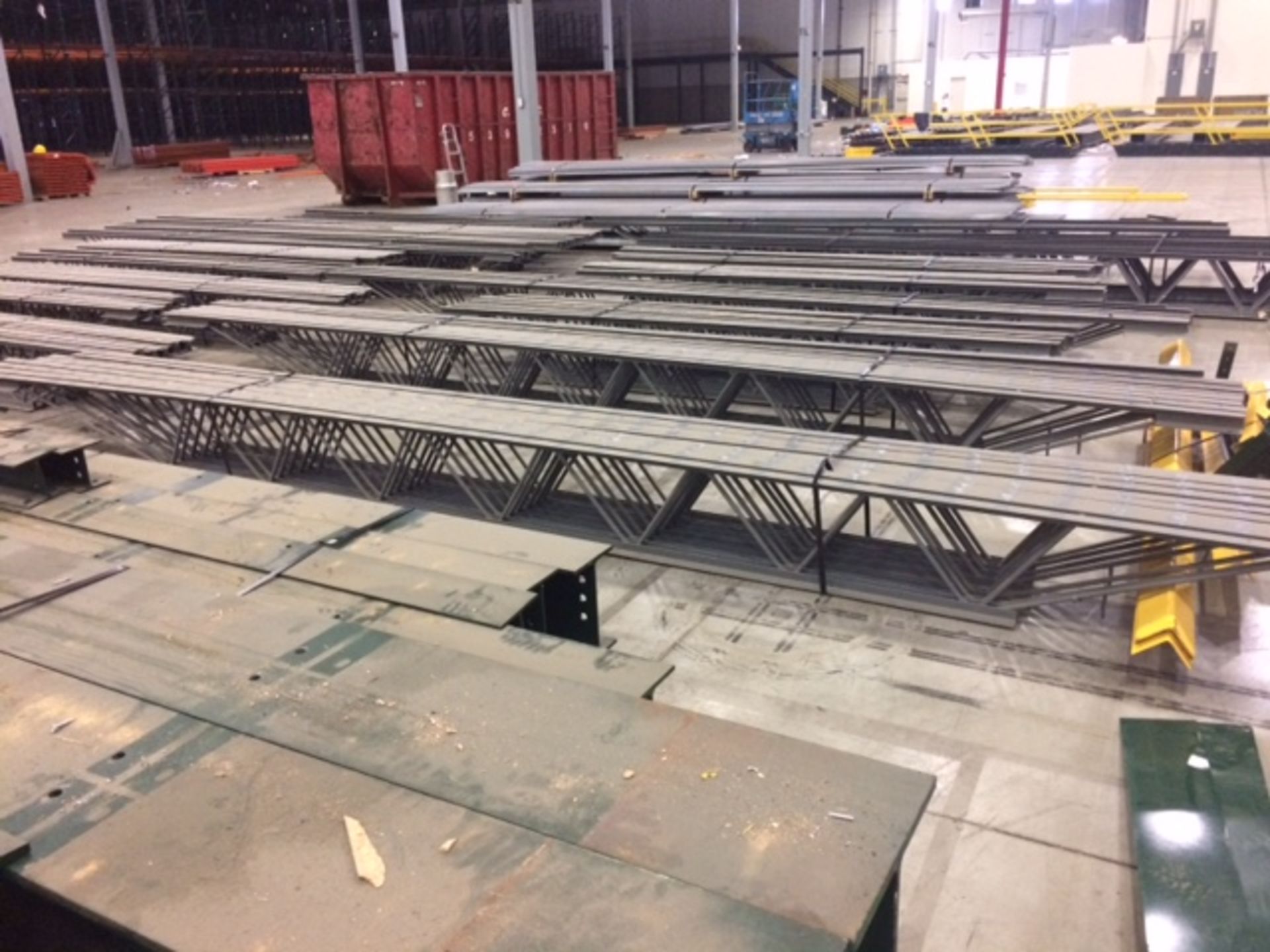 MEZZANINE, CLEAR SPAN SYSTEM, 6,380 SQ. FT. 290'L X 22'W X 14'H - INCLUDES (1) STAIR CASE. SEE - Image 18 of 19