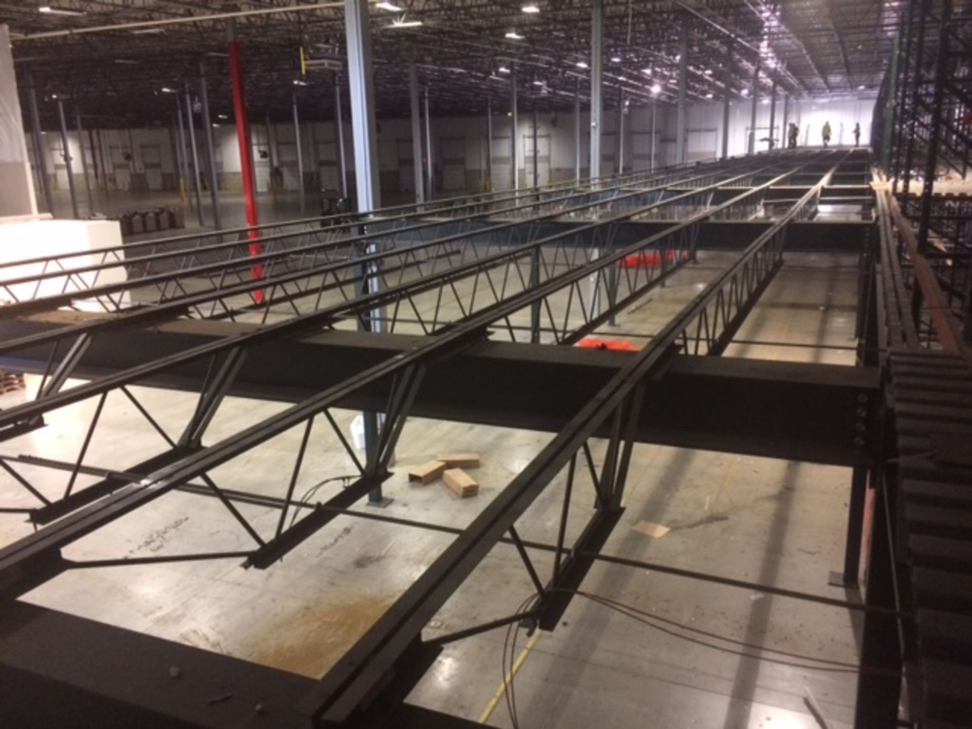 MEZZANINE, CLEAR SPAN SYSTEM, 9,376 SQ. FT. 293'L X 32'W X 14'H - INCLUDES (1) STAIR CASE. SEE - Image 7 of 19