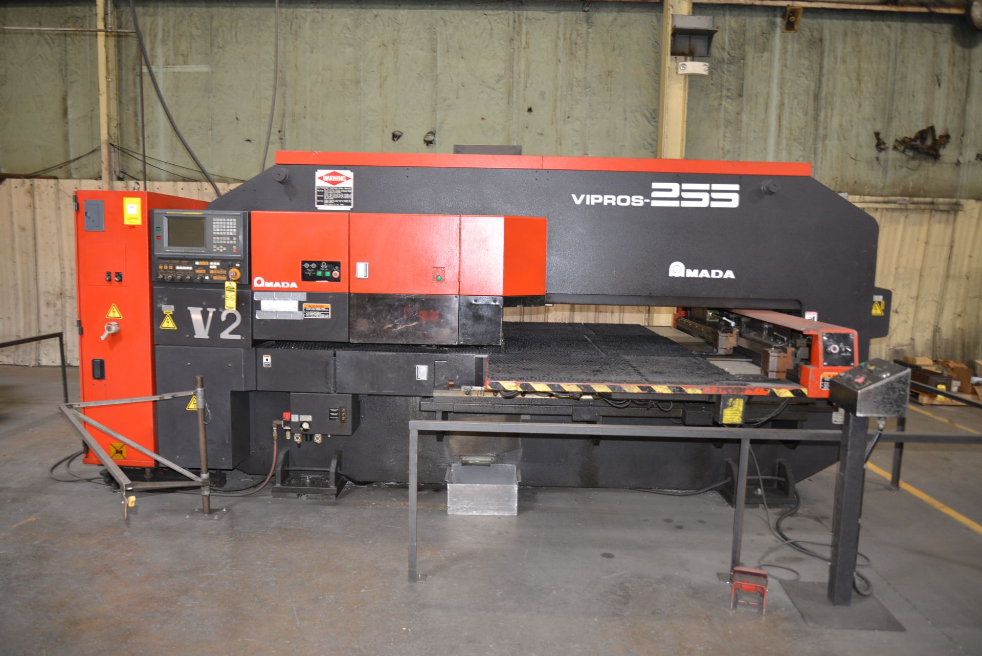 1997 AMADA VIPROS 255 TURRET PUNCH; 20-TON CAPACITY, 31 TURRET STATIONS, POWER REQUIREMENT 22 KVA,