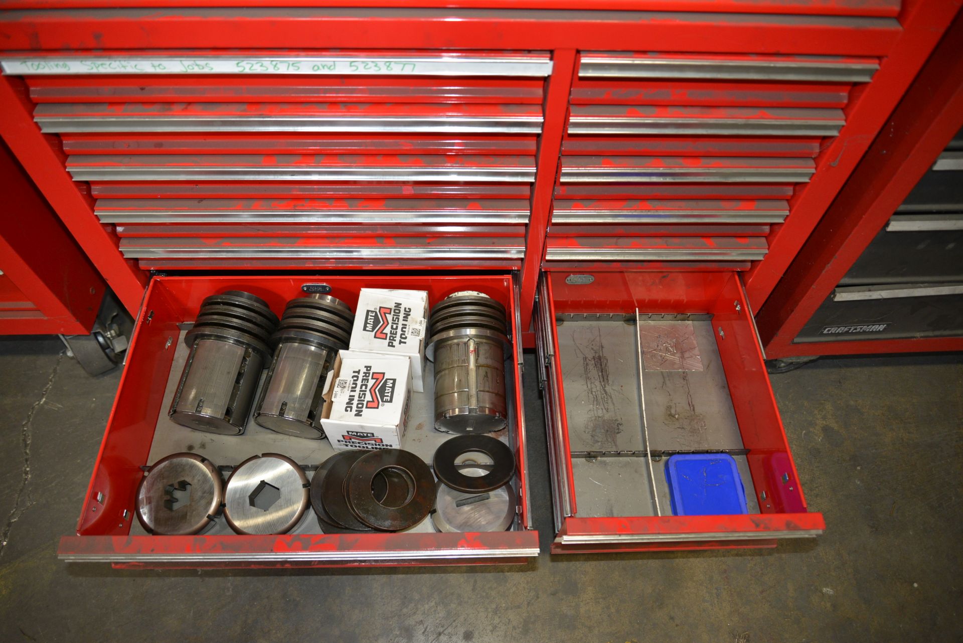 US GENERAL TOOL CHEST FULL OF AMADA TOOLING - Image 8 of 8