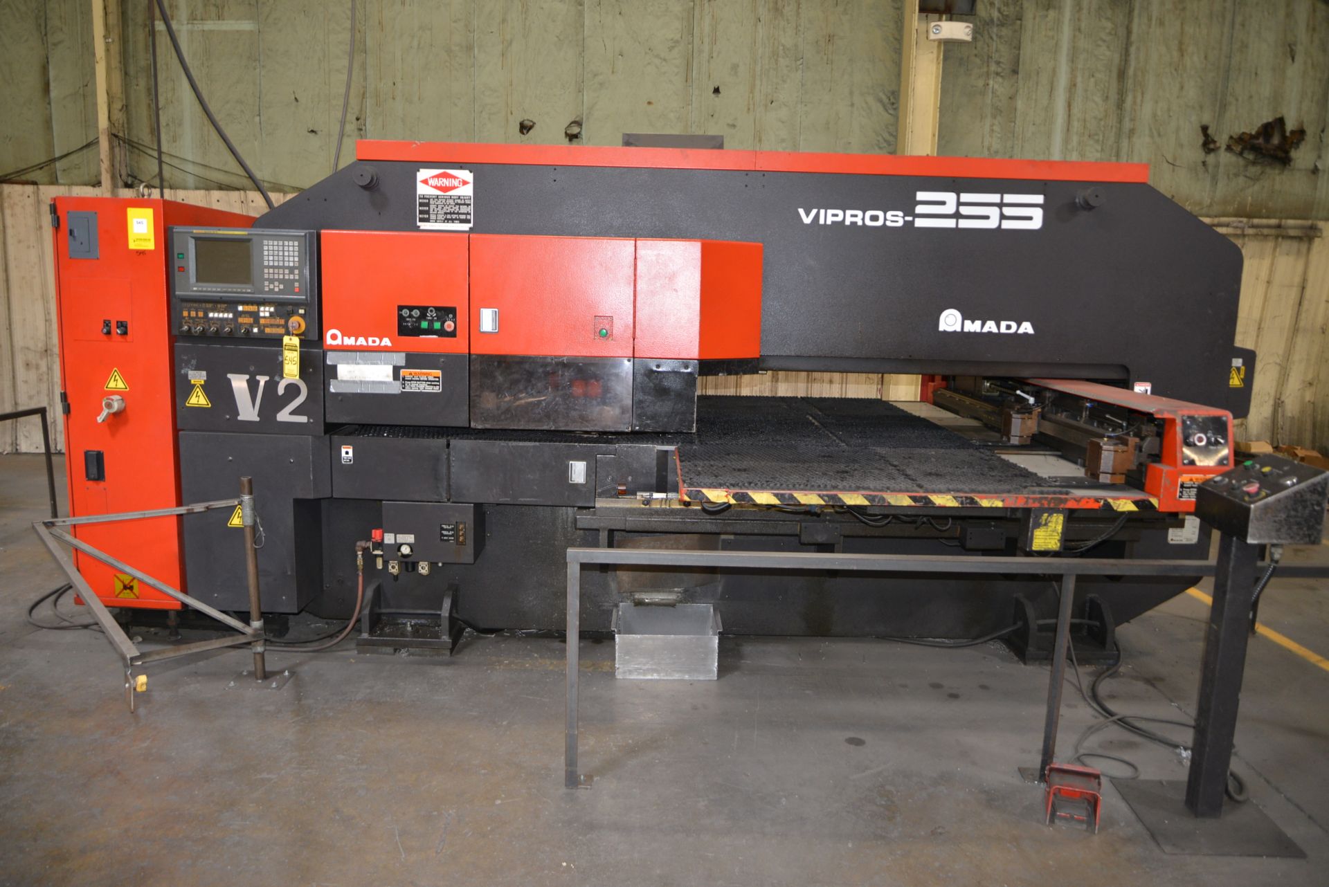 1997 AMADA VIPROS 255 TURRET PUNCH; 20-TON CAPACITY, 31 TURRET STATIONS, POWER REQUIREMENT 22 KVA, - Image 2 of 4