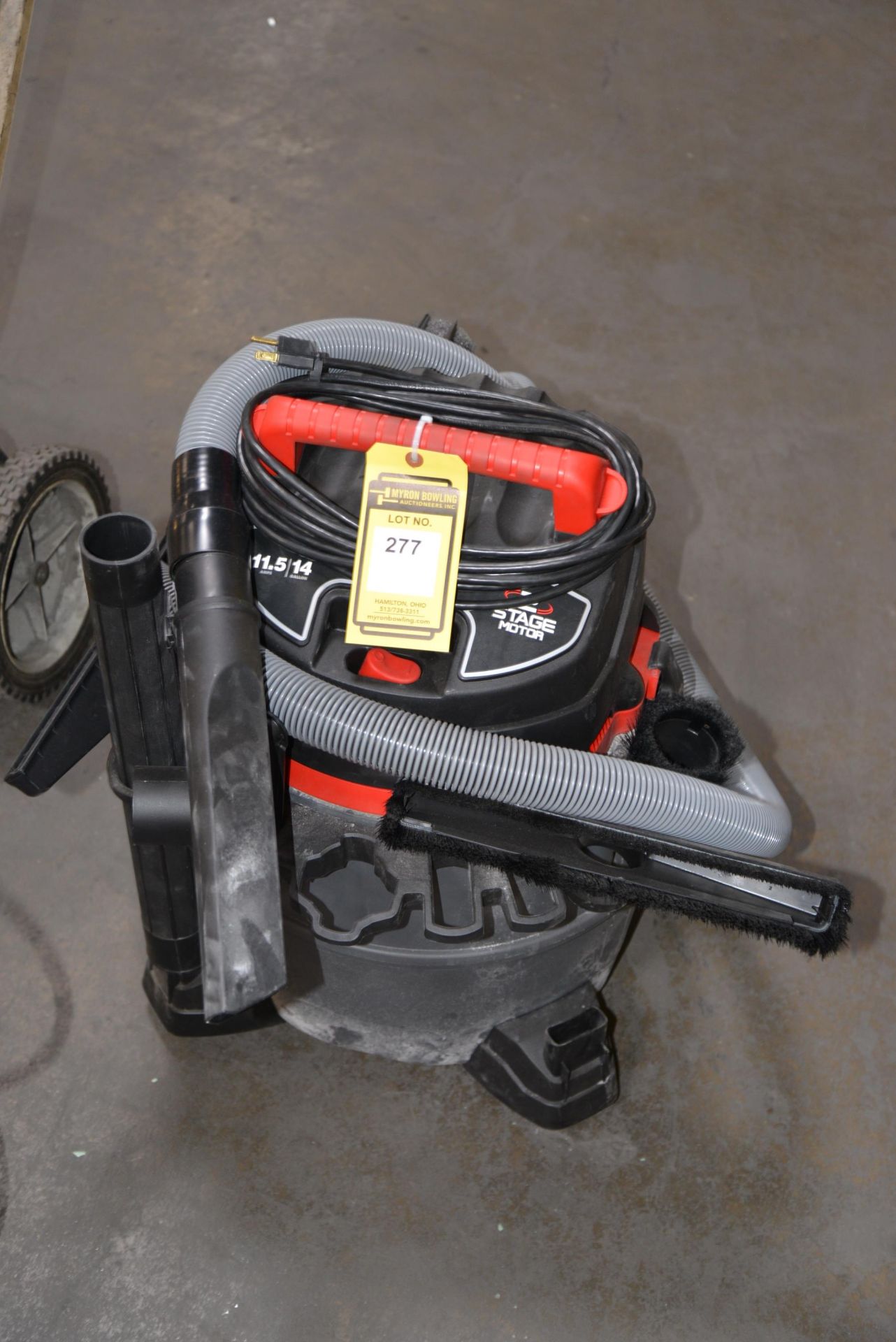 RIDGID 14-GALLON WET/DRY VAC; 11.5 AMP