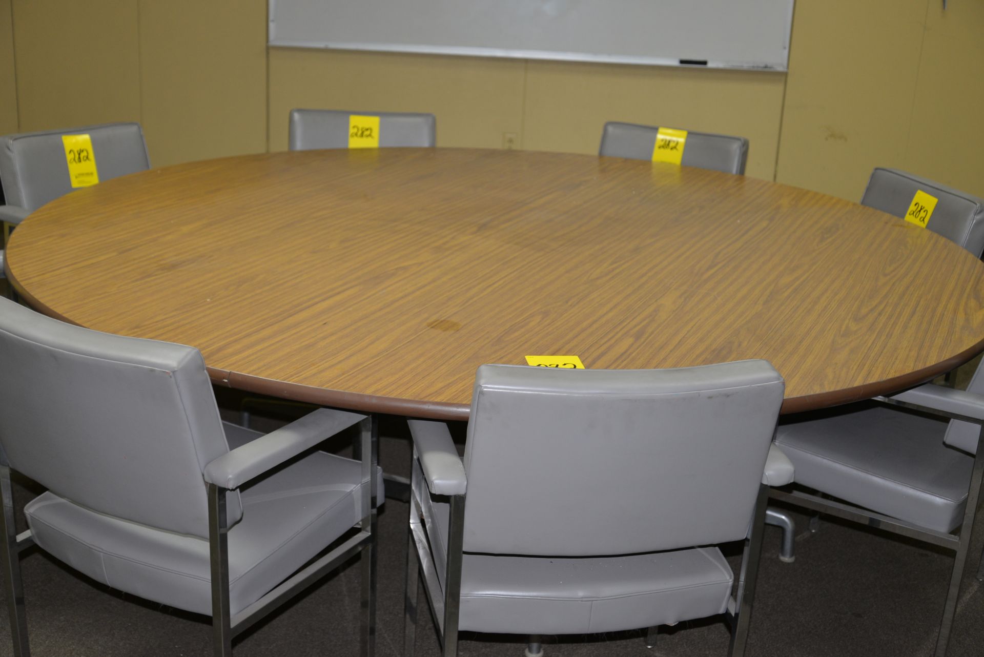 CONFERENCE ROOM TABLE & (8) CHAIRS