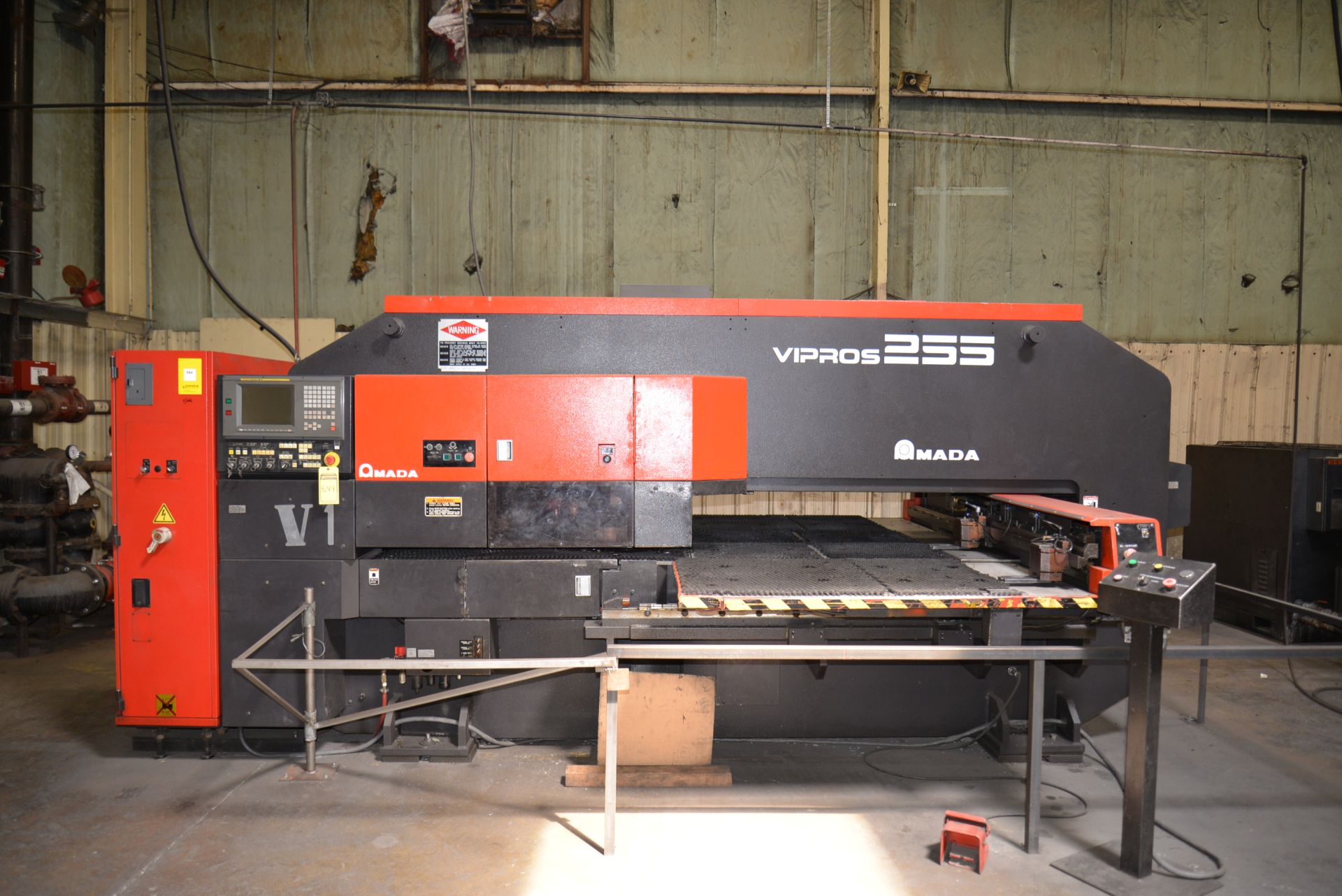 1997 AMADA VIPROS 255 TURRET PUNCH; 20-TON CAPACITY, 31 TURRET STATIONS, POWER REQUIREMENT 22 KVA,