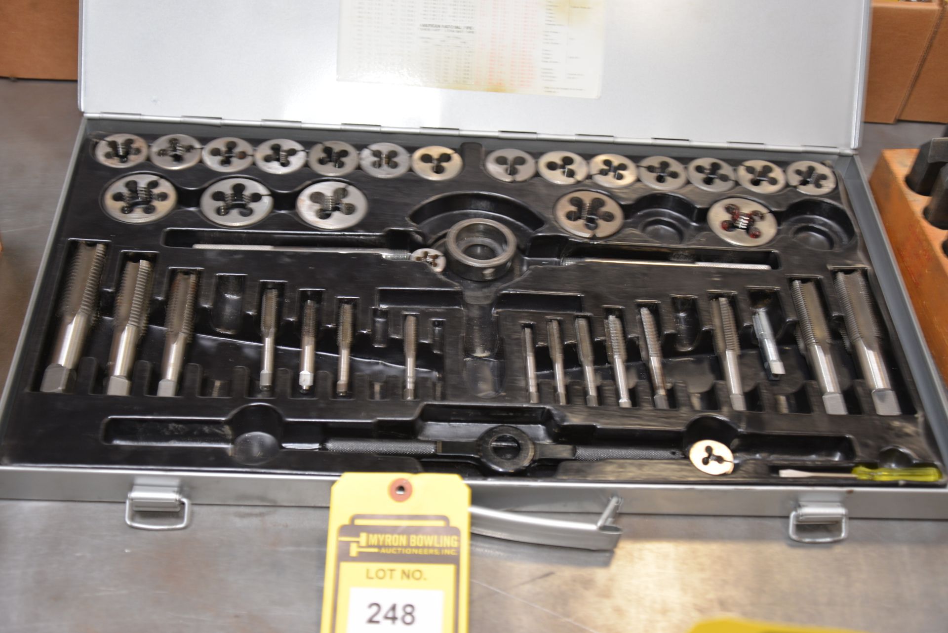 45-PIECE SAE TAP & DIE SET (PARTIAL)