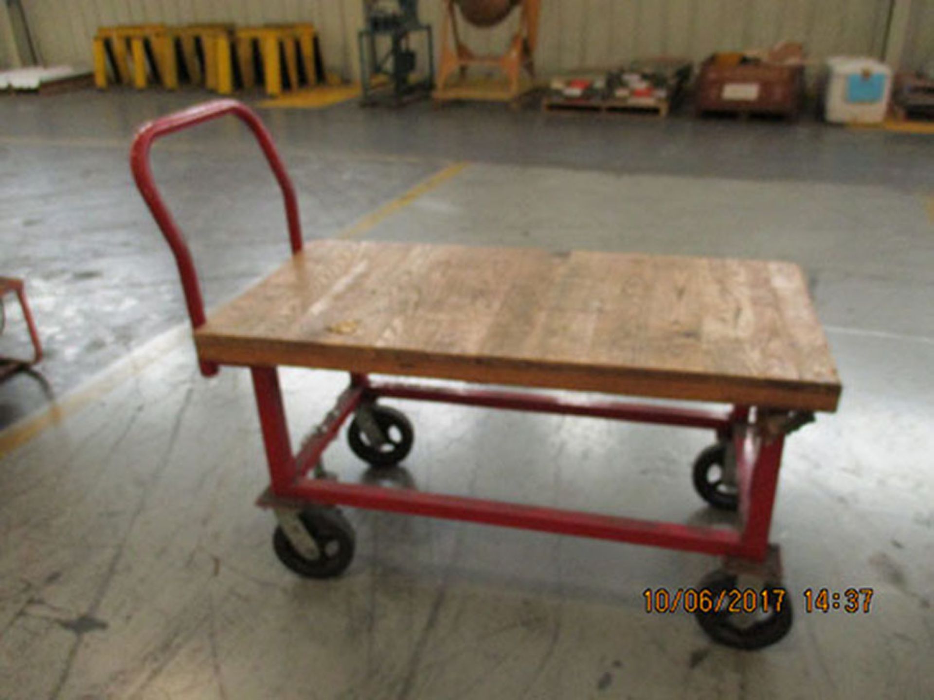 ROLLING SHOP CARTS; 24'' X 48'' (X3)