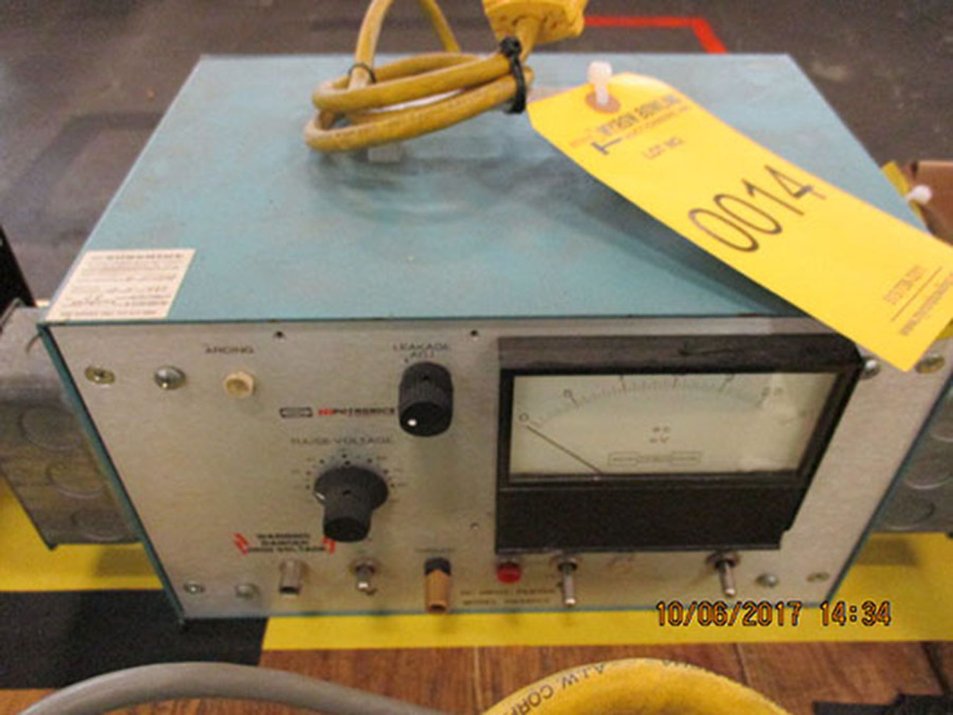 HIPOTRONICS AC HIPOT TESTER; MODEL HA3ATCT