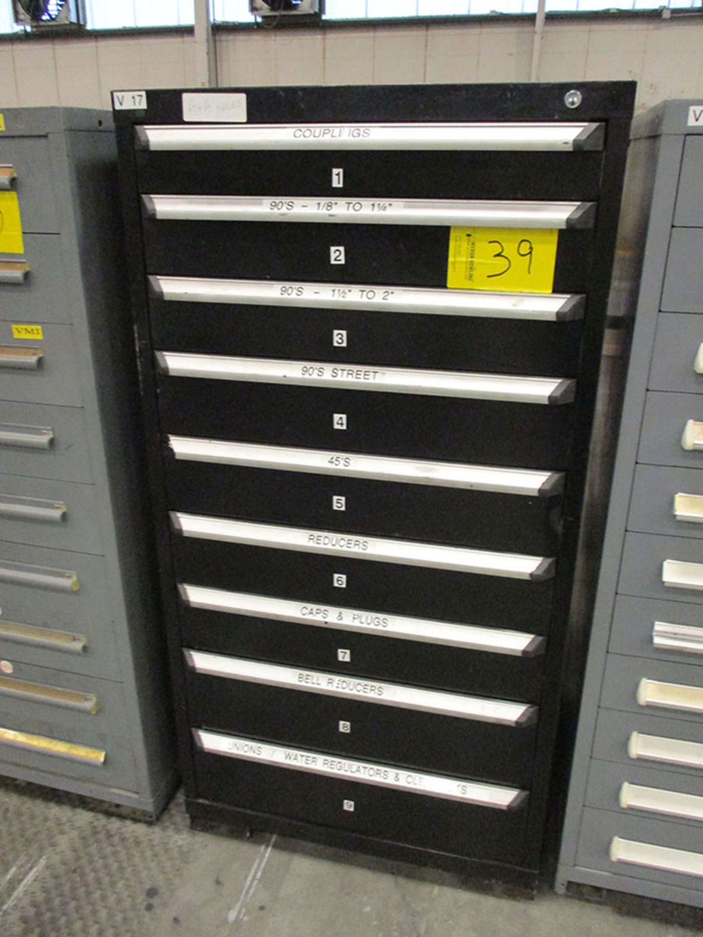 9-DRAWER 30'' X 60'' VIDMAR CABINET