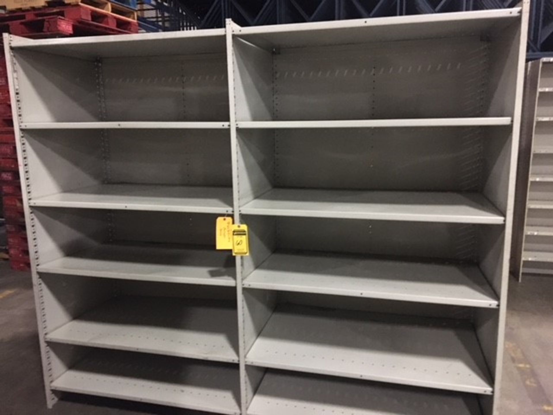 140 BAYS OF 48'' X 30'' X 84'' WITH 5 SHELVES PER BAY - 48'' X 84'' BOROUGHS BACK PANEL