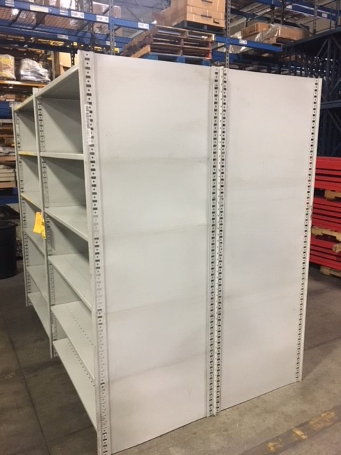 140 BAYS OF 48'' X 30'' X 84'' WITH 5 SHELVES PER BAY - 48'' X 84'' BOROUGHS BACK PANEL - Image 2 of 4