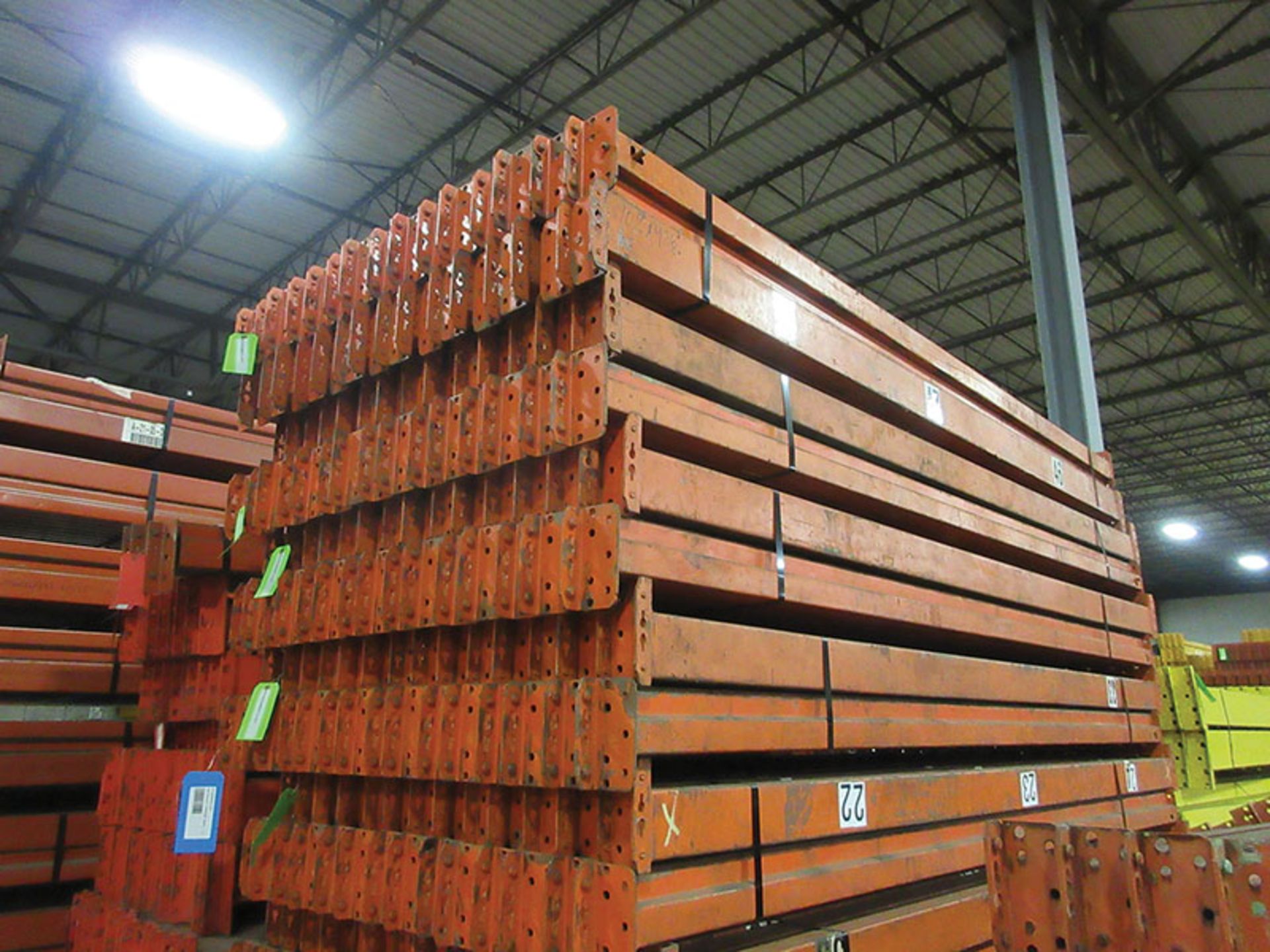 102'' X 3-3/4'' TEARDROP BEAM, 1-5/8'' STEP, ORANGE; ITEM CODE# BT10236RDFA-627 (X428)