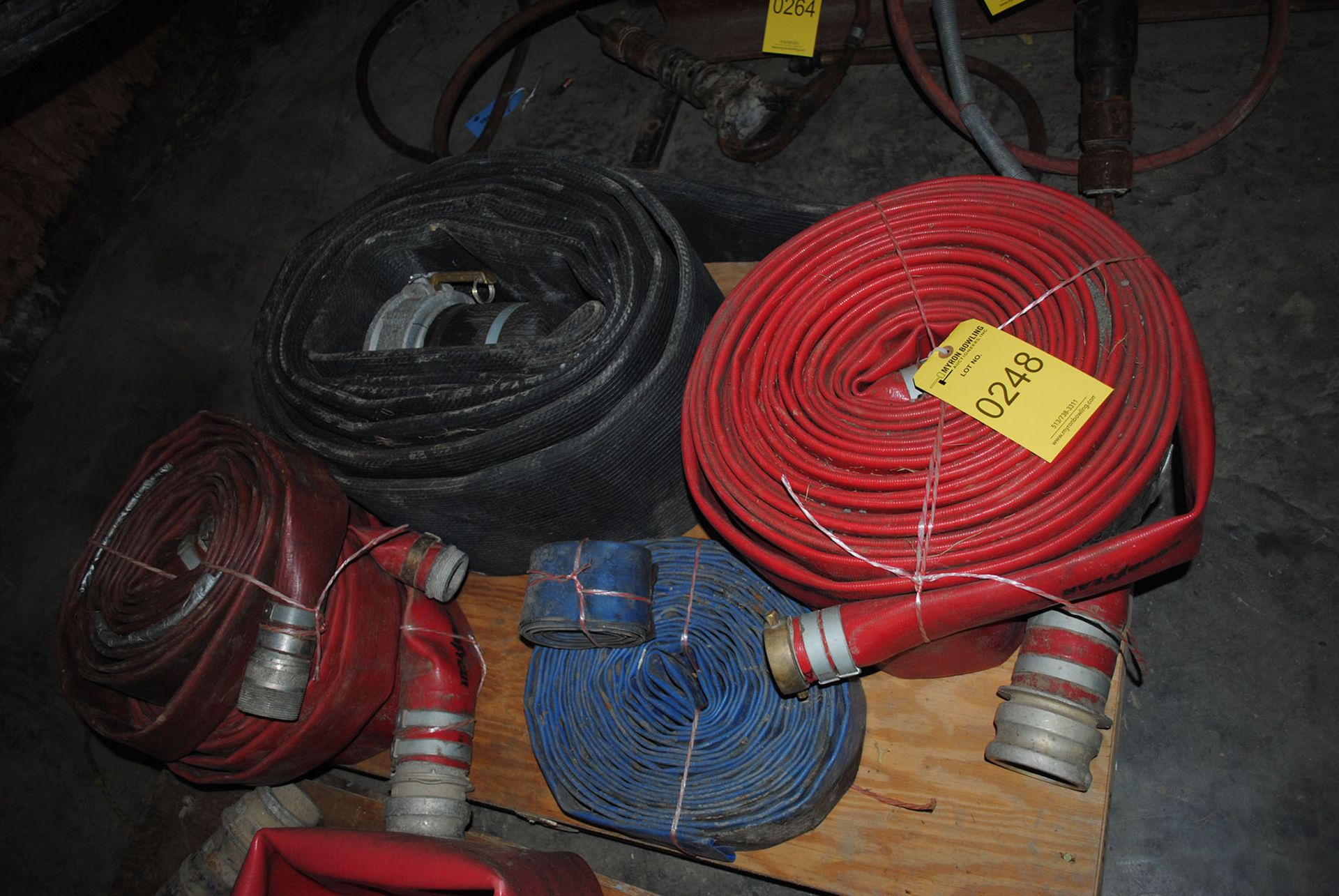 SKID OF MISC. HOSES