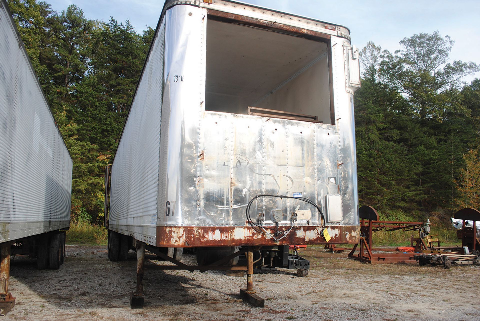 AMERICAN 48'' BOX TRAILER; VIN R04825F3039111 WITH CONTENTS - Image 2 of 2